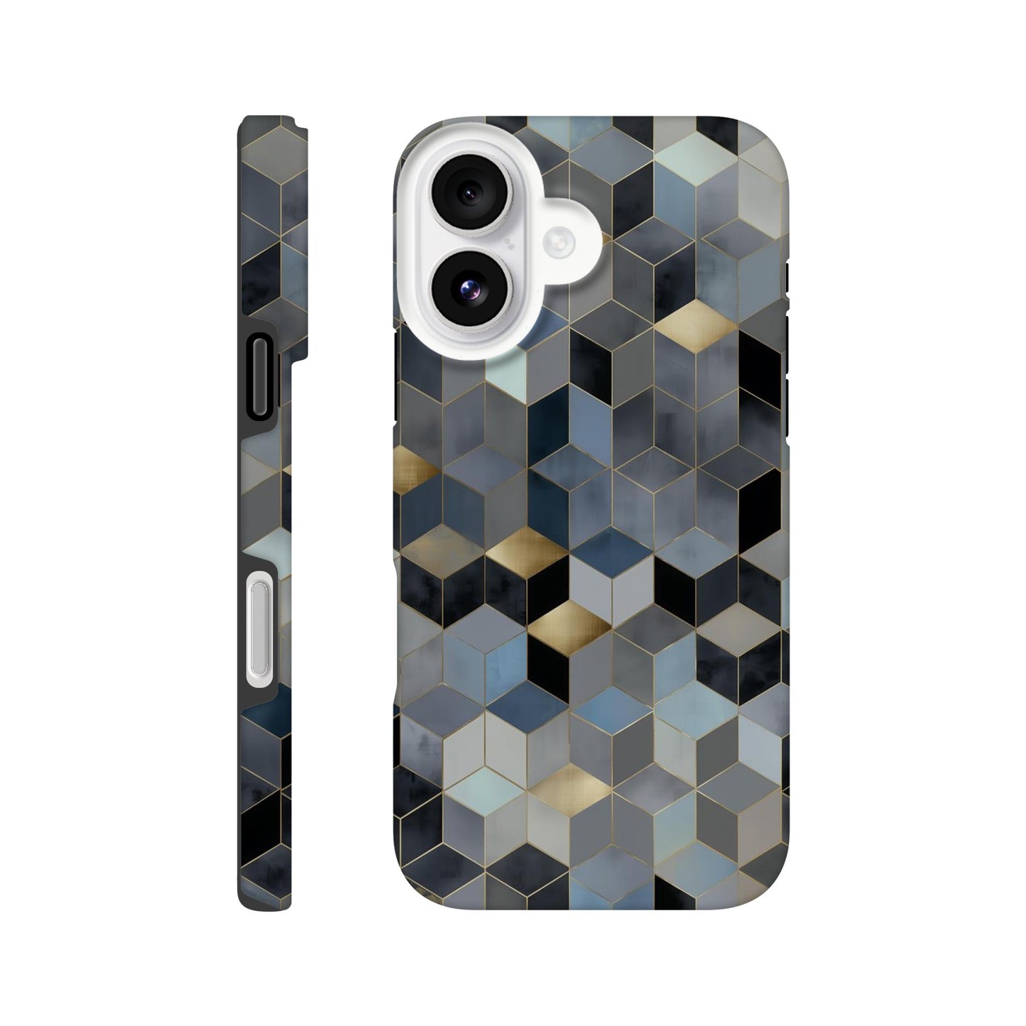 MYSTBIT ART | Geometric Glow iPhone Case-MYSTBIT ART
