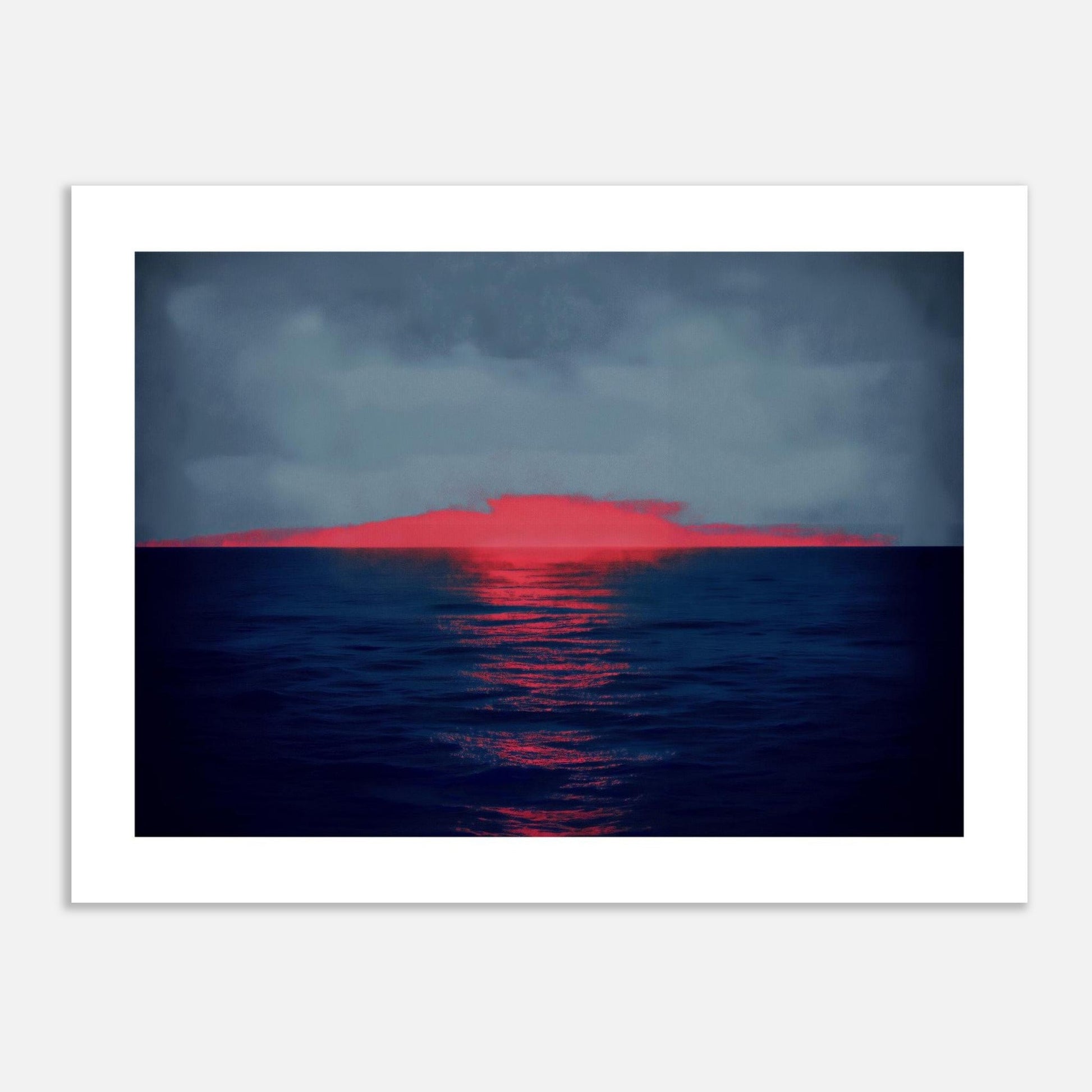 MYSTBIT ART | Glowing Horizon Art Print Wall Art