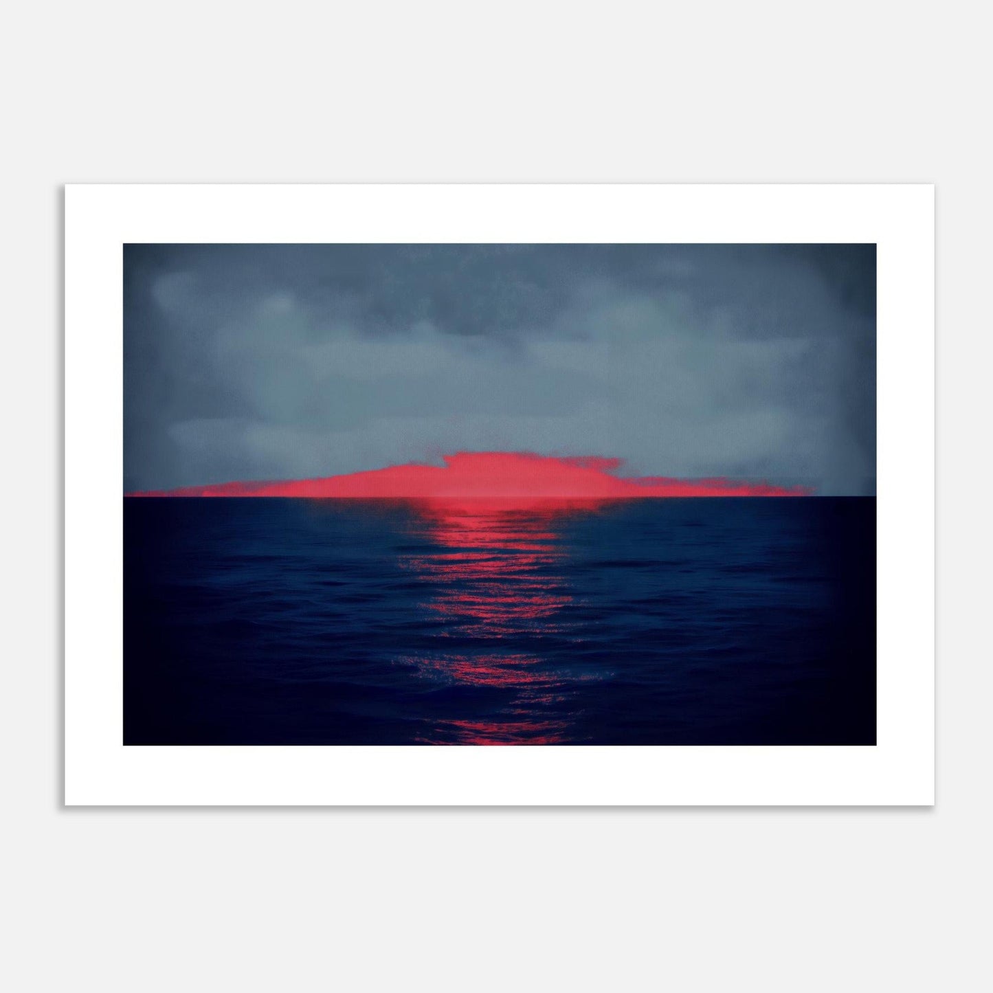 MYSTBIT ART | Glowing Horizon Art Print Wall Art