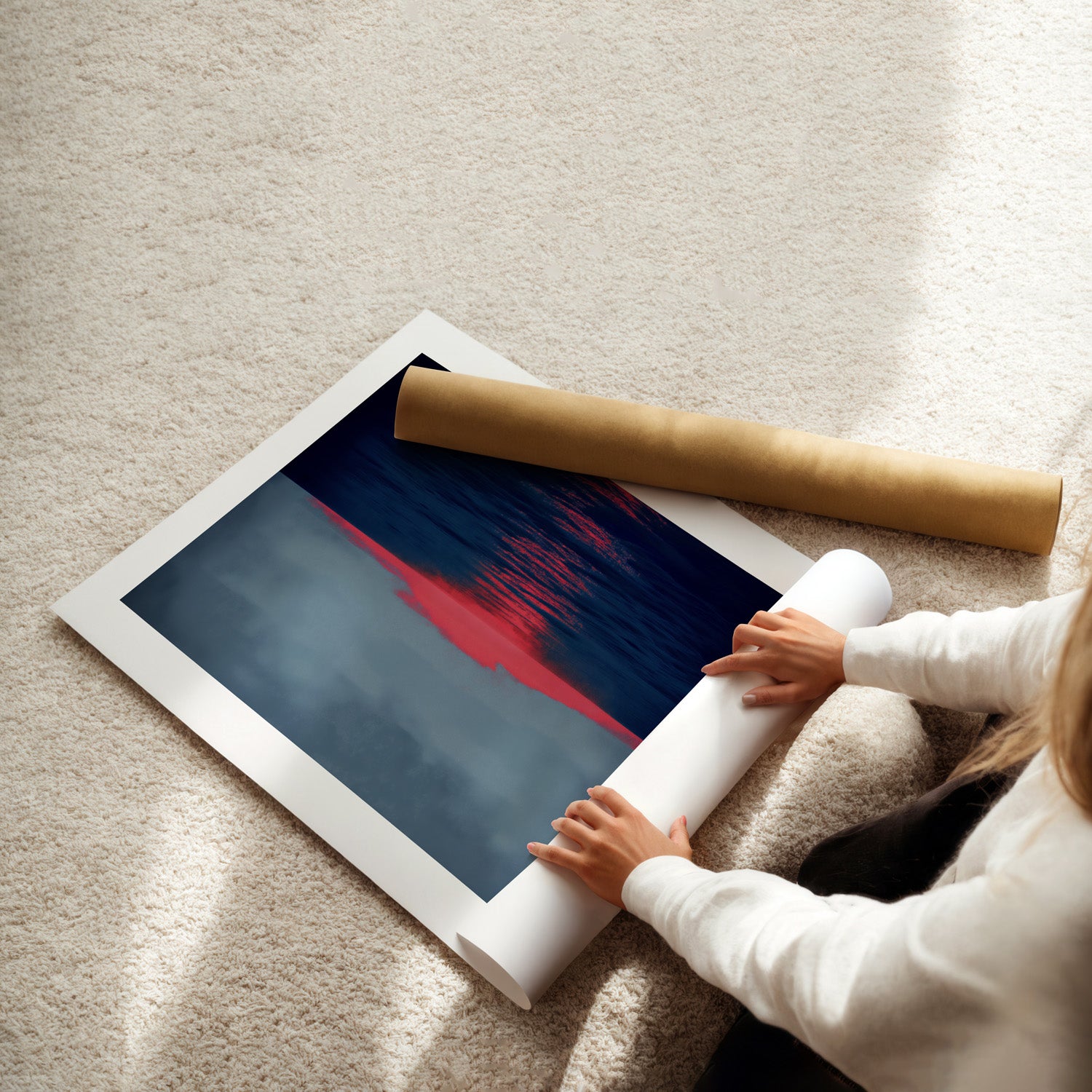 MYSTBIT ART | Glowing Horizon Art Print Wall Art