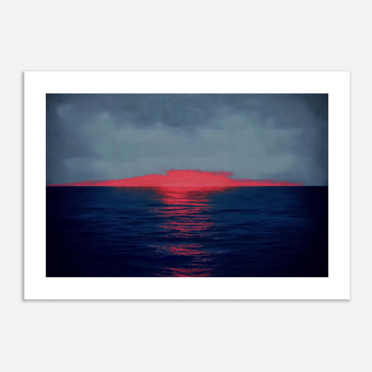 MYSTBIT ART | Glowing Horizon Art Print Wall Art