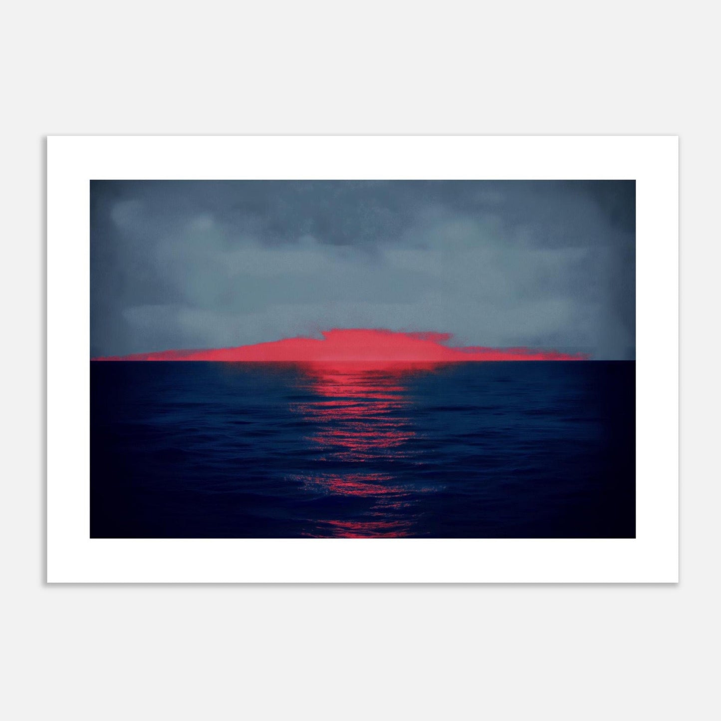 MYSTBIT ART | Glowing Horizon Art Print Wall Art