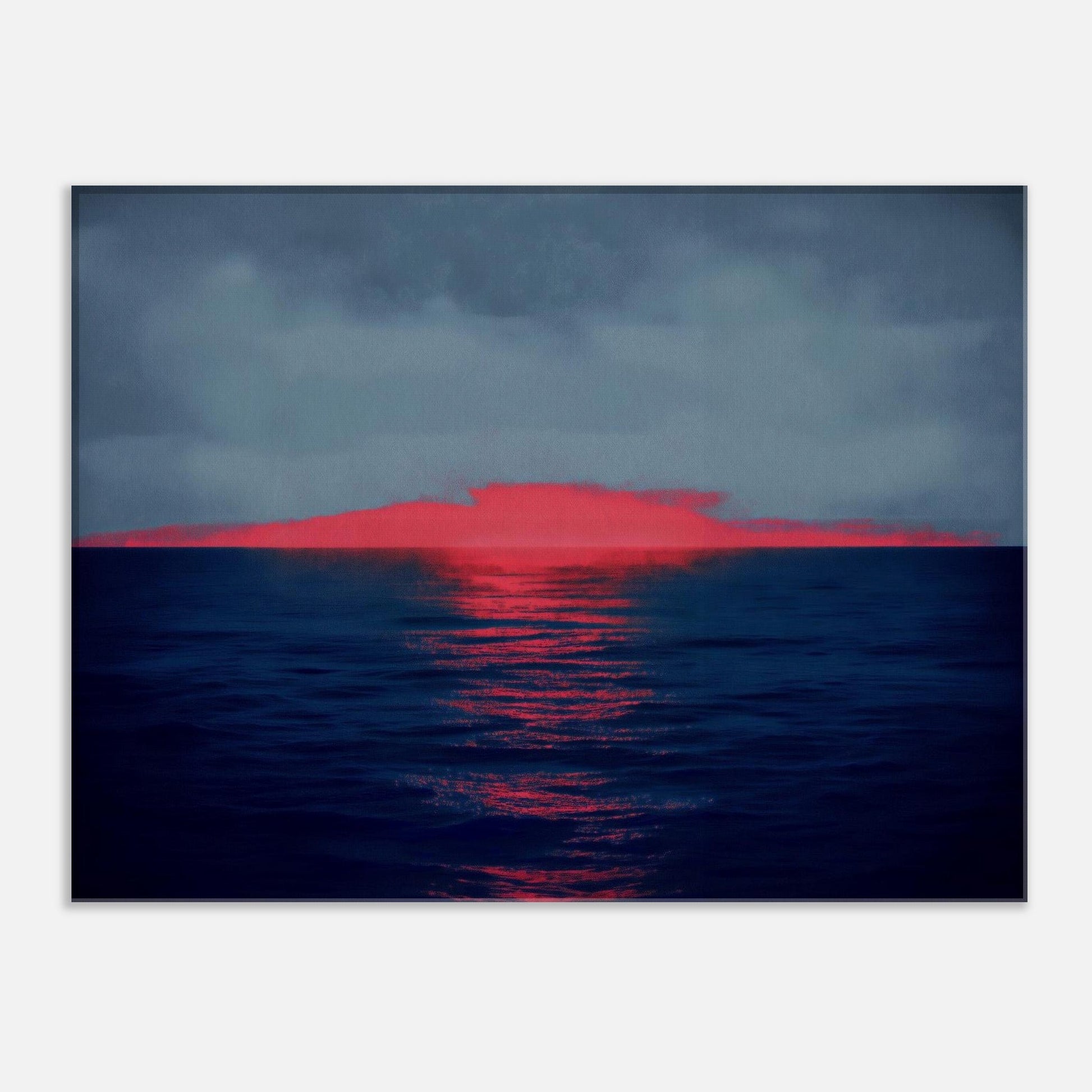 MYSTBIT ART | Glowing Horizon Canvas Print Wall Art