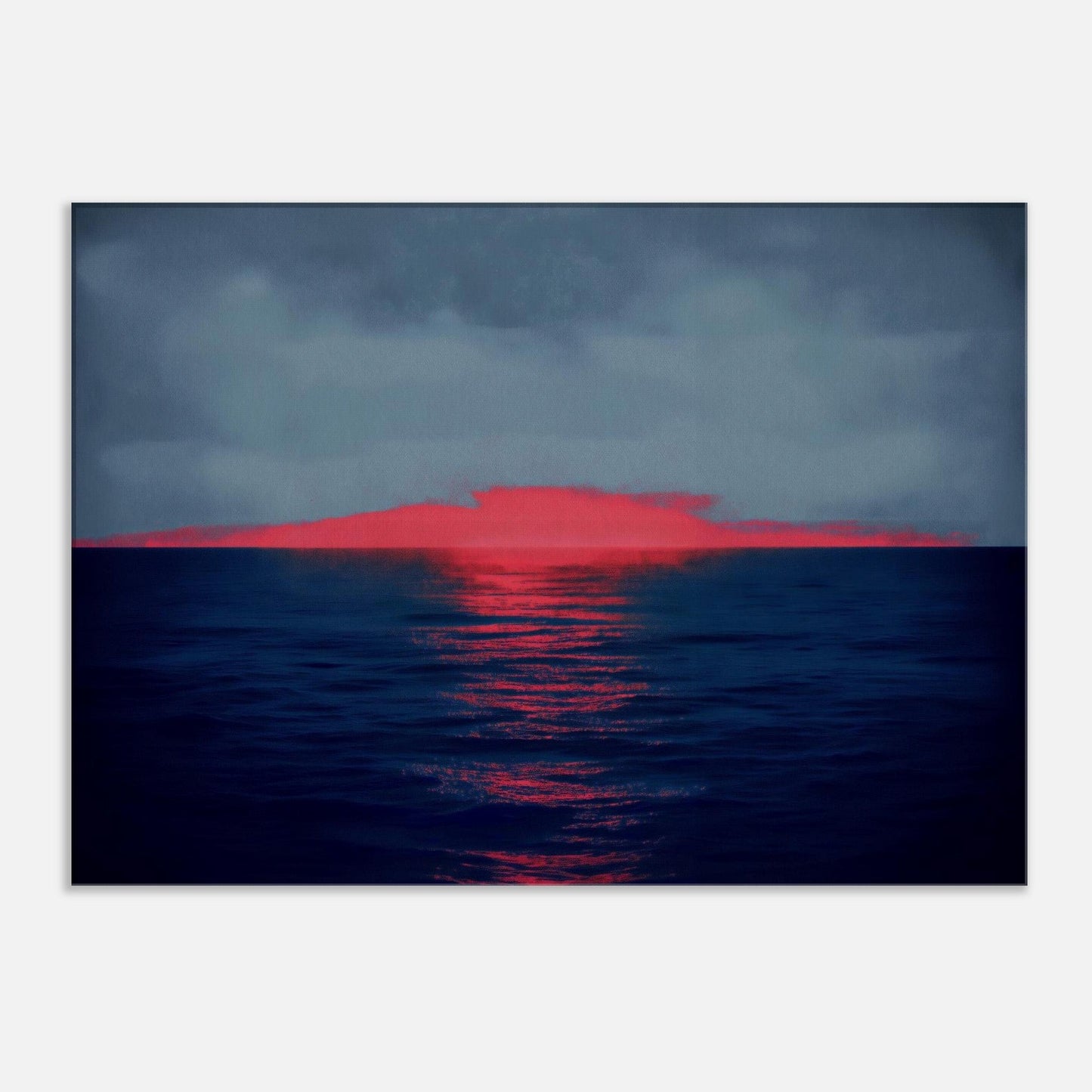 MYSTBIT ART | Glowing Horizon Canvas Print Wall Art