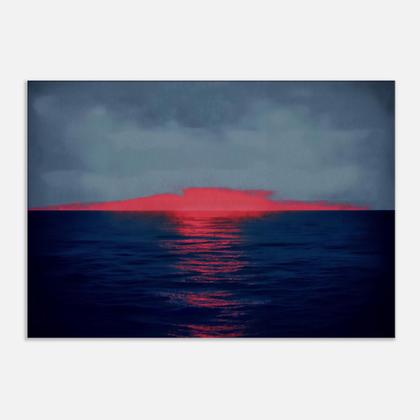 MYSTBIT ART | Glowing Horizon Canvas Print Wall Art