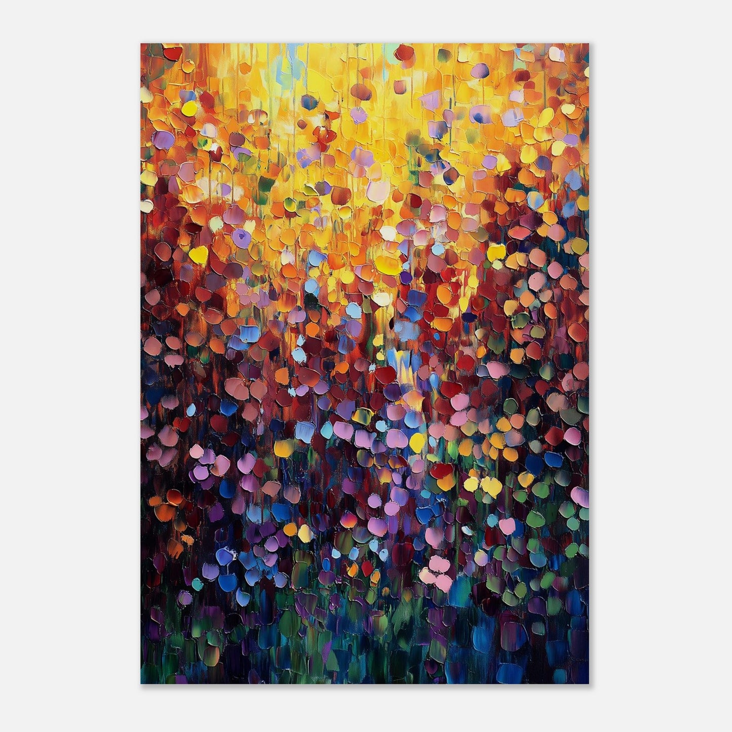MYSTBIT ART | Golden Petal Glow Art Print Wall Art
