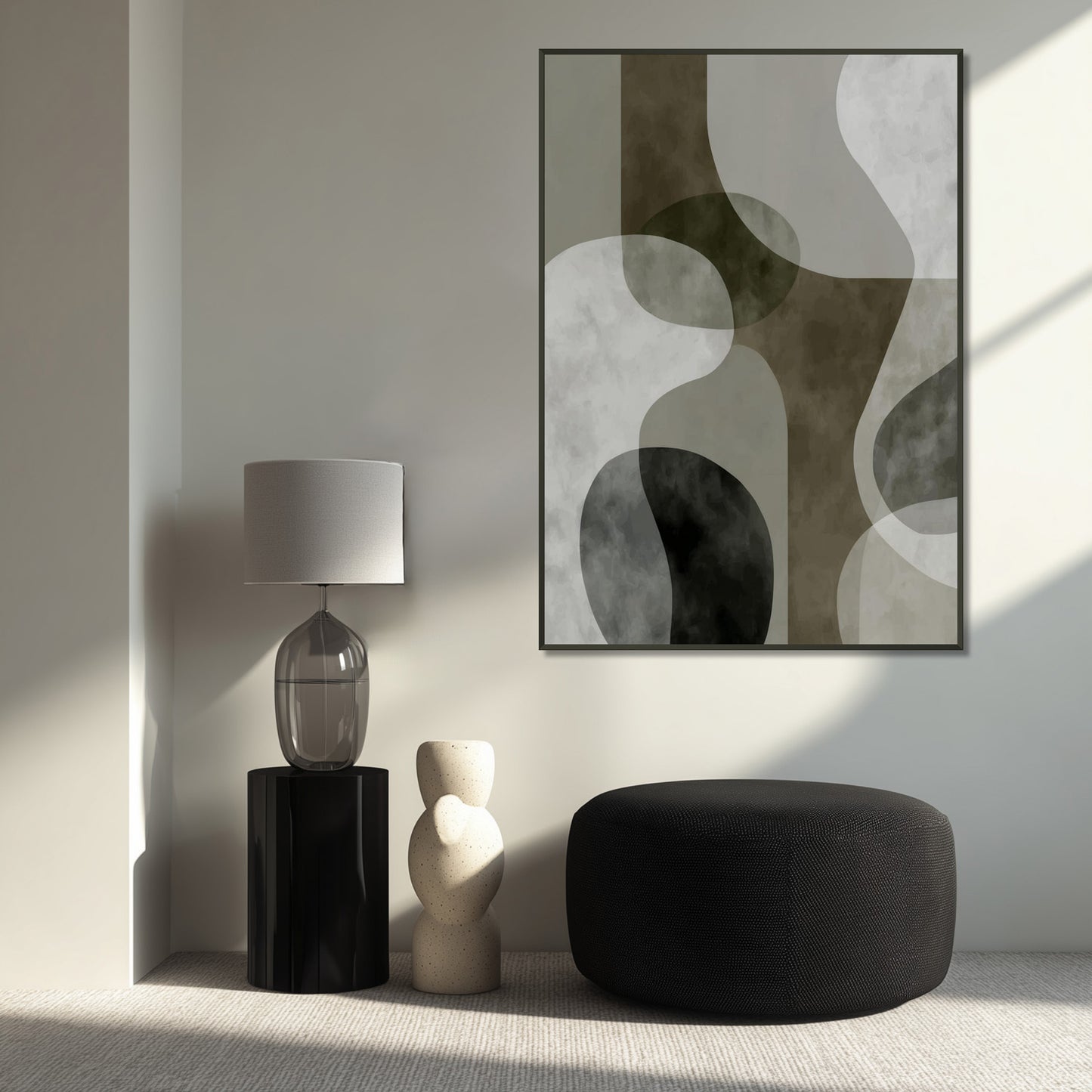 MYSTBIT ART | Green Contours No1 Art Print Wall Art