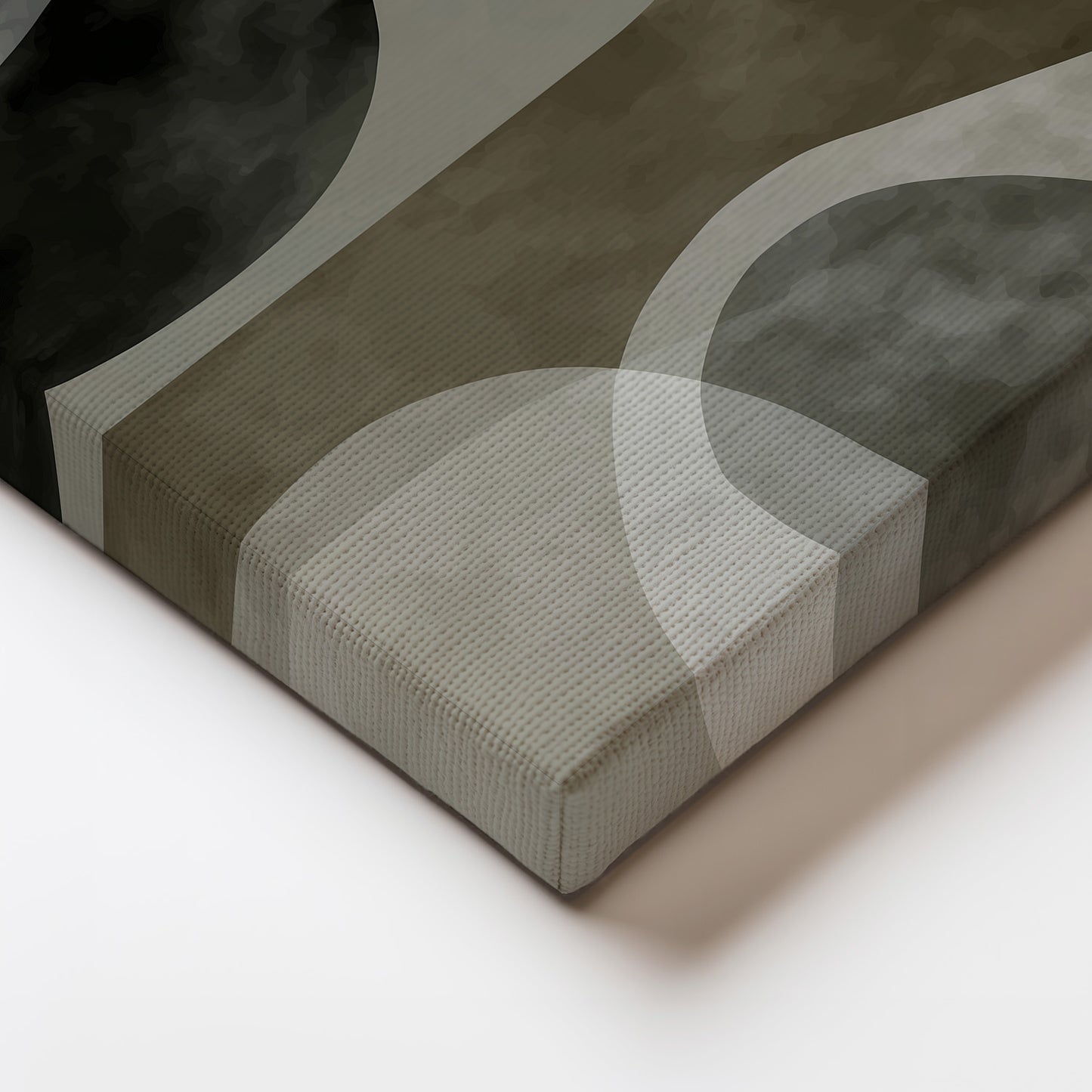 MYSTBIT ART | Green Contours No1 Canvas Print Wall Art