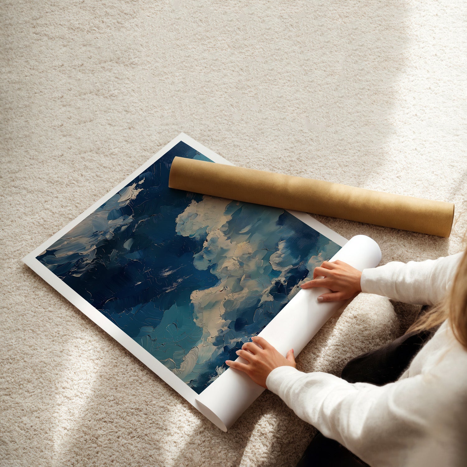 MYSTBIT ART | Heaven’s Brush Art Print Wall Art