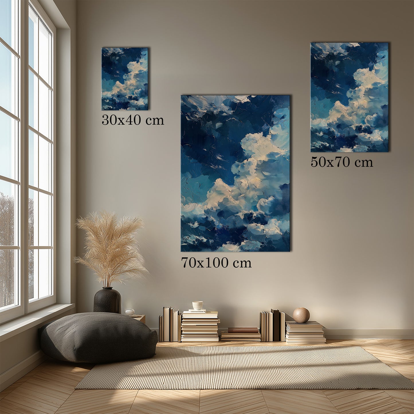 MYSTBIT ART | Heaven’s Brush Canvas Print Wall Art