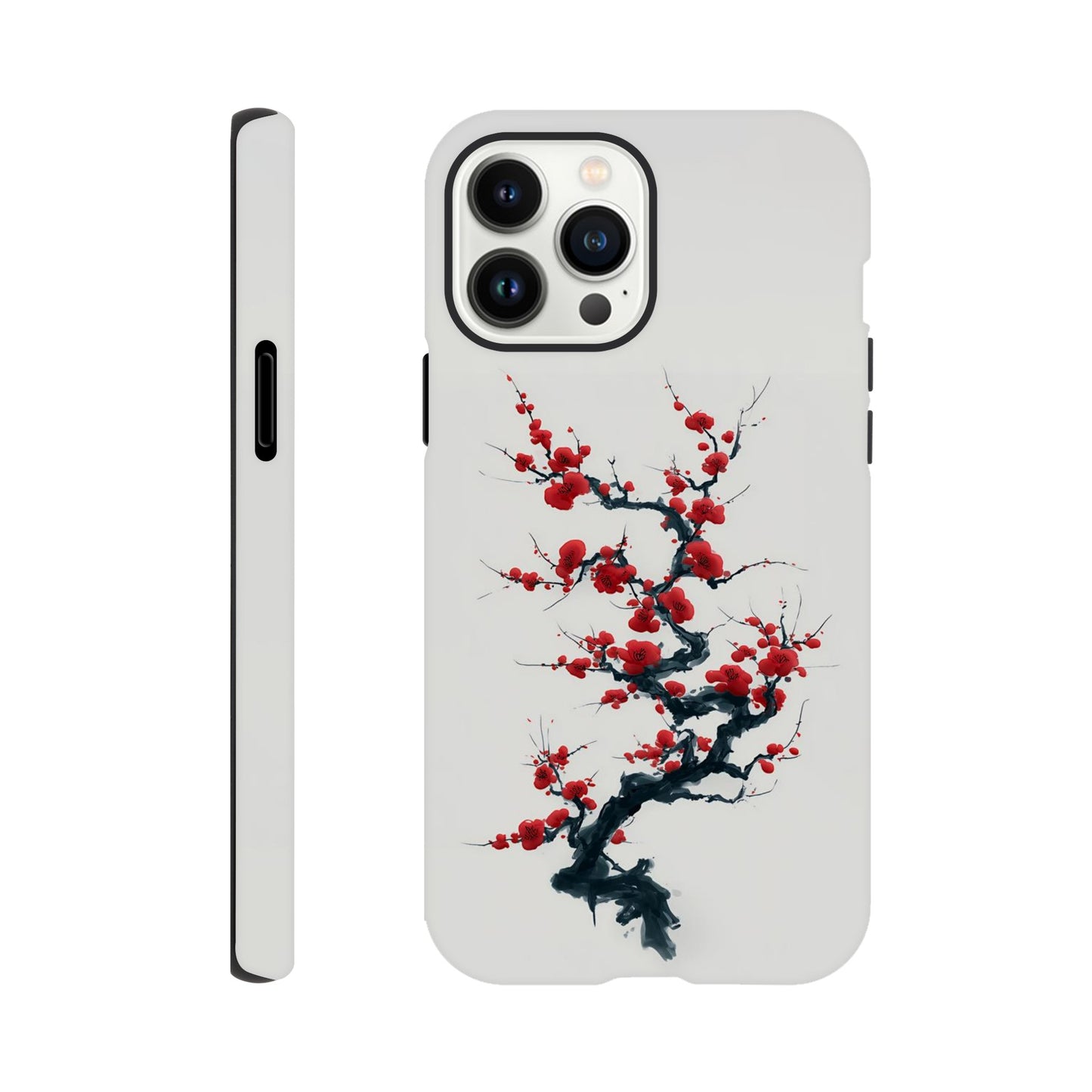 MYSTBIT ART | Ink & Blossom iPhone Case-MYSTBIT ART