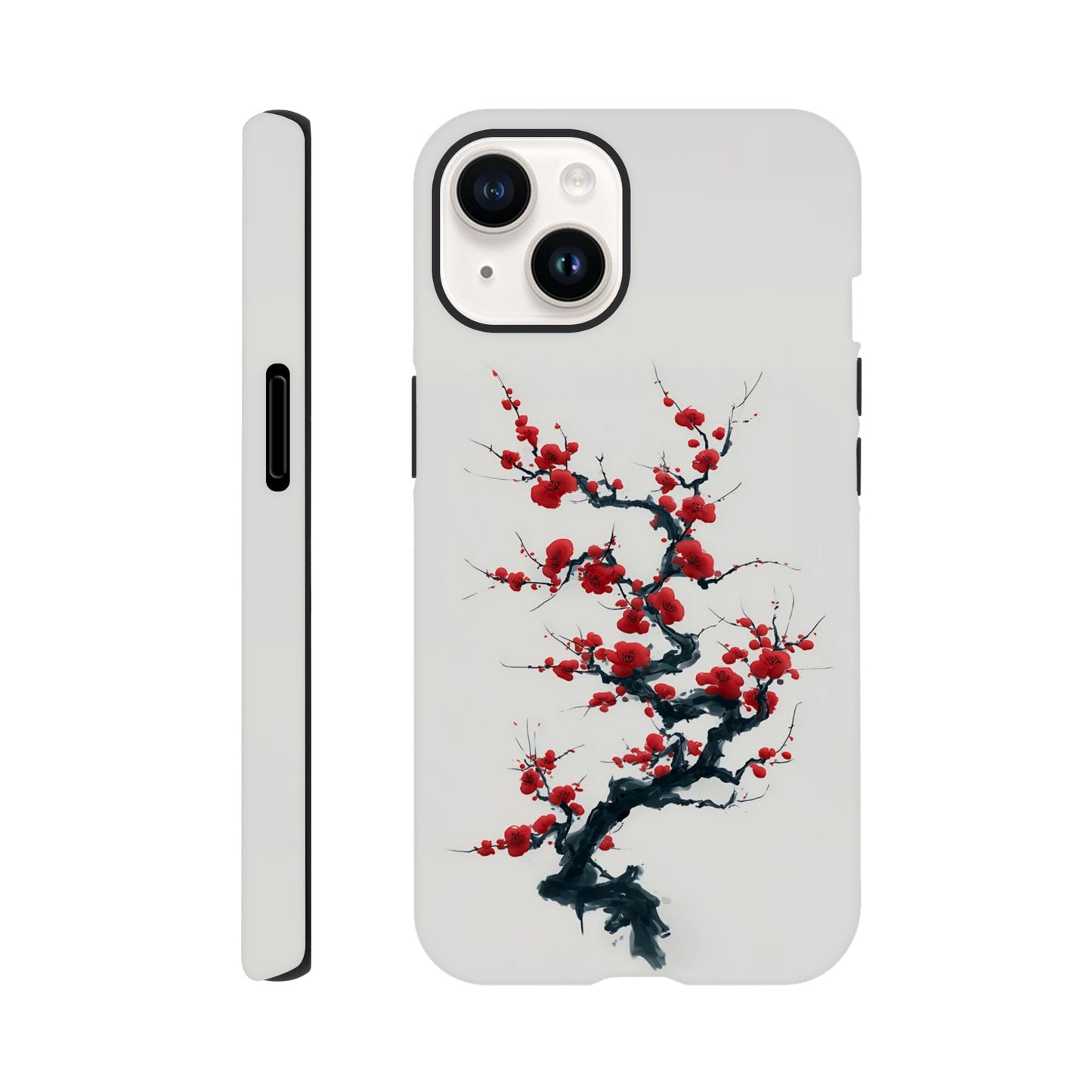 MYSTBIT ART | Ink & Blossom iPhone Case-MYSTBIT ART
