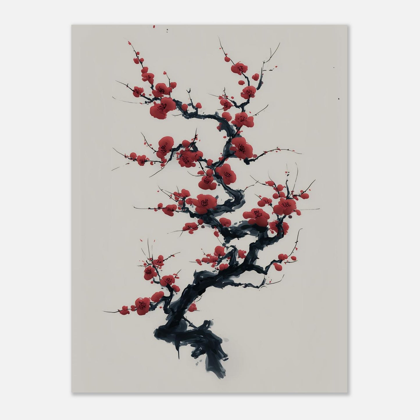 MYSTBIT ART | Ink & Blossoms Art Print Wall Art