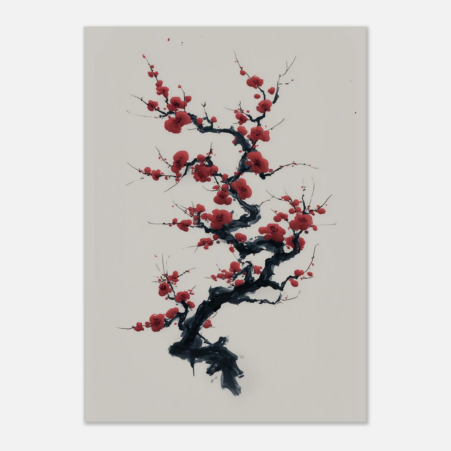 MYSTBIT ART | Ink & Blossoms Art Print Wall Art