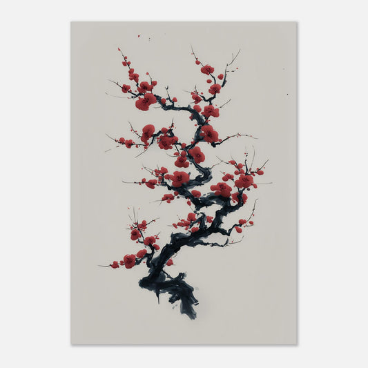 MYSTBIT ART | Ink & Blossoms Art Print Wall Art