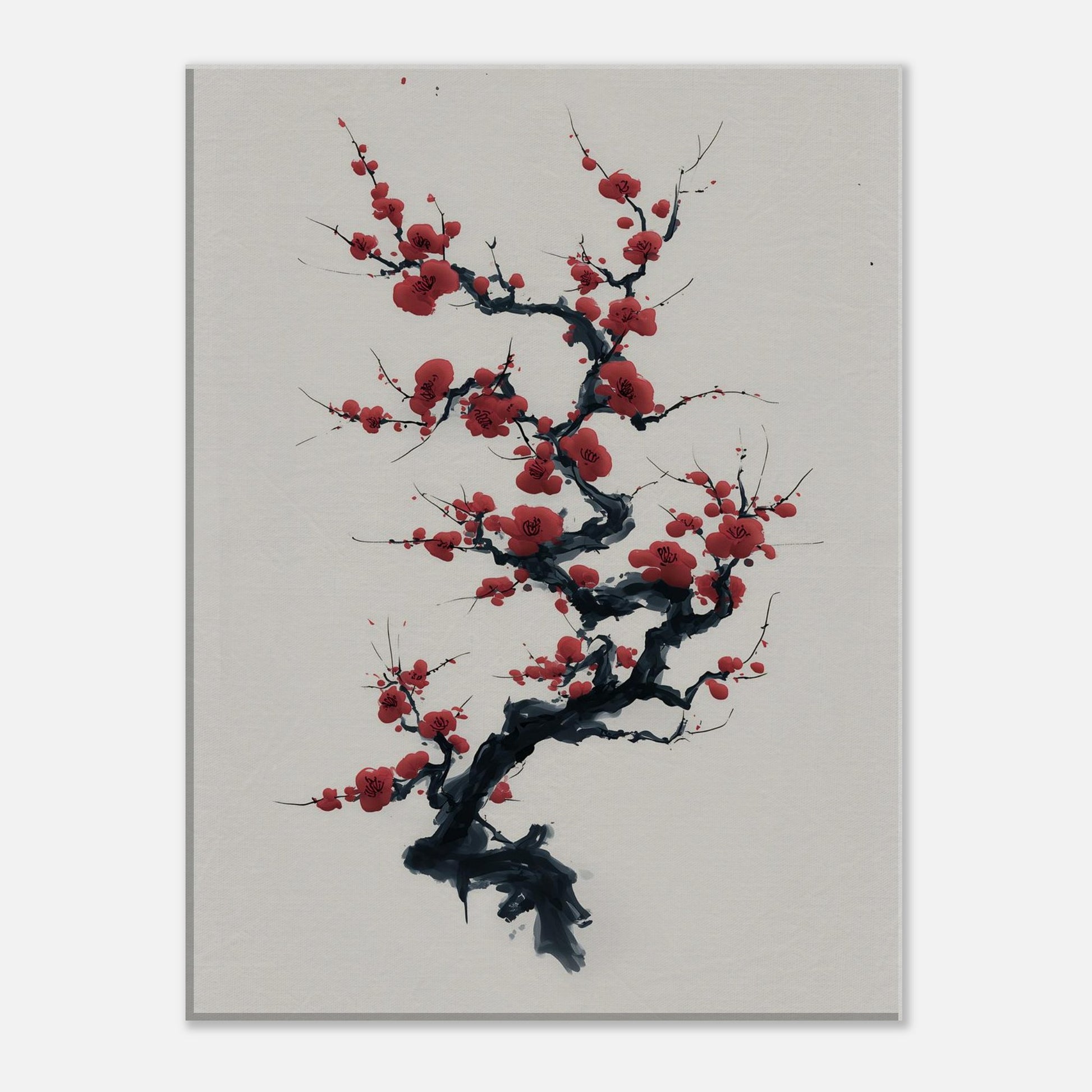 MYSTBIT ART | Ink & Blossoms Canvas Print Wall Art