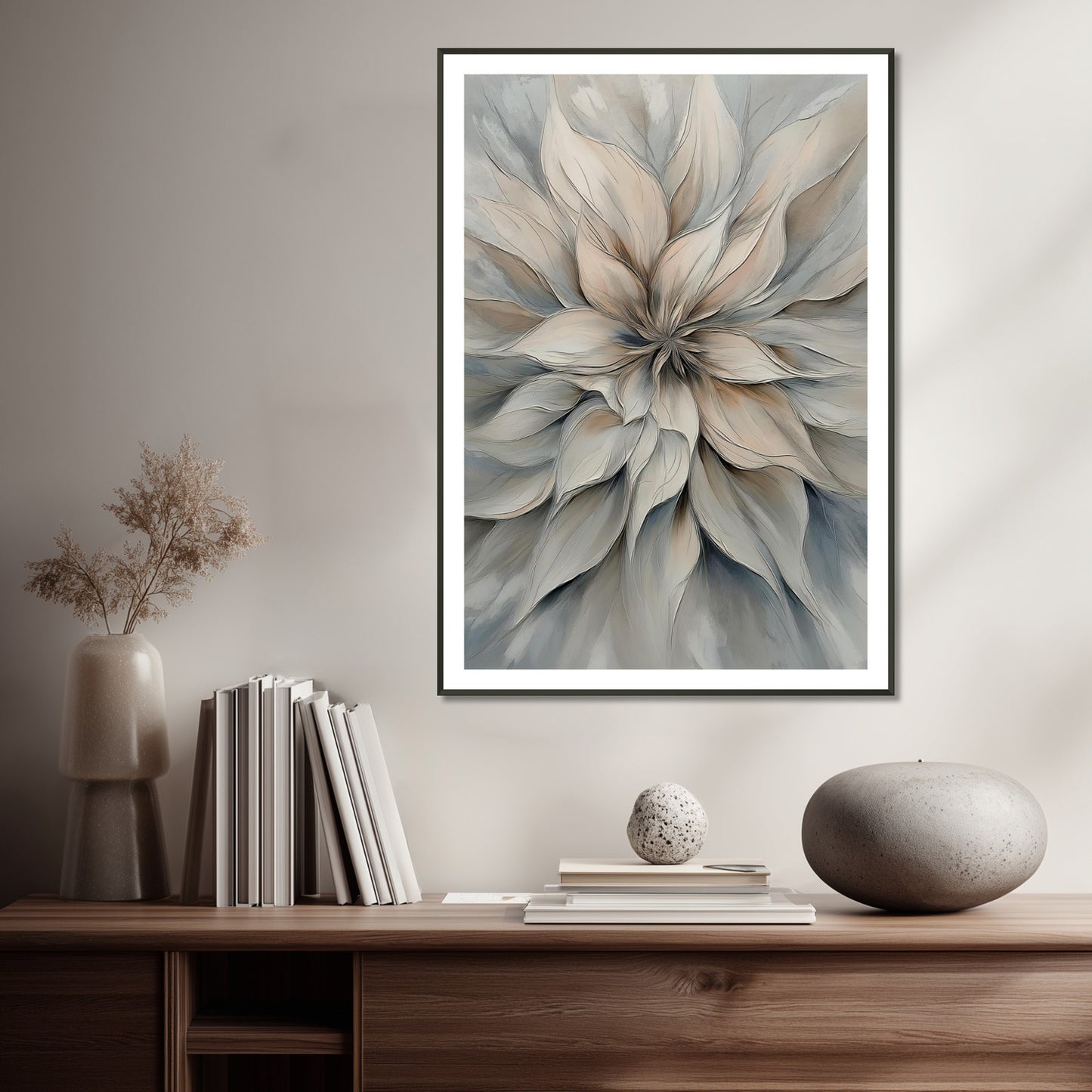 MYSTBIT ART | Ivory Blossom Art Print Wall Art
