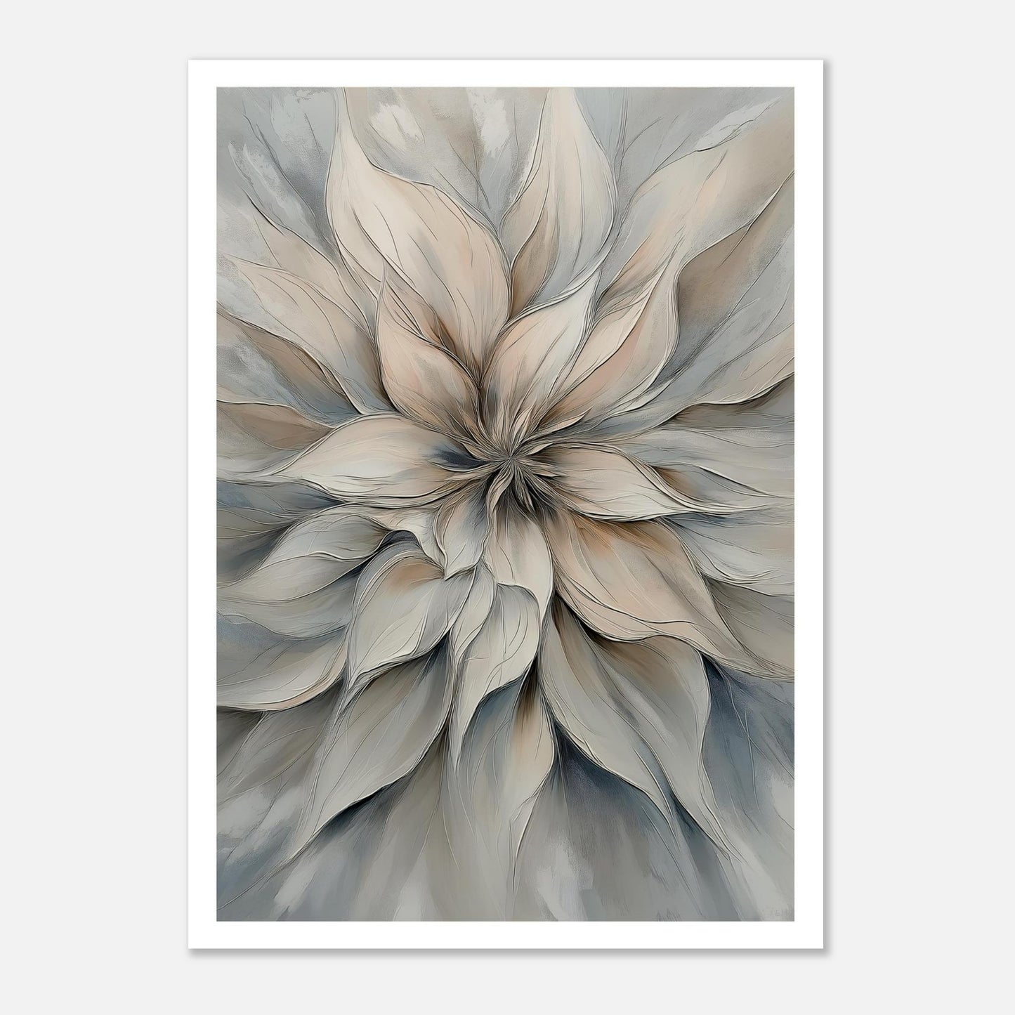MYSTBIT ART | Ivory Blossom Art Print Wall Art