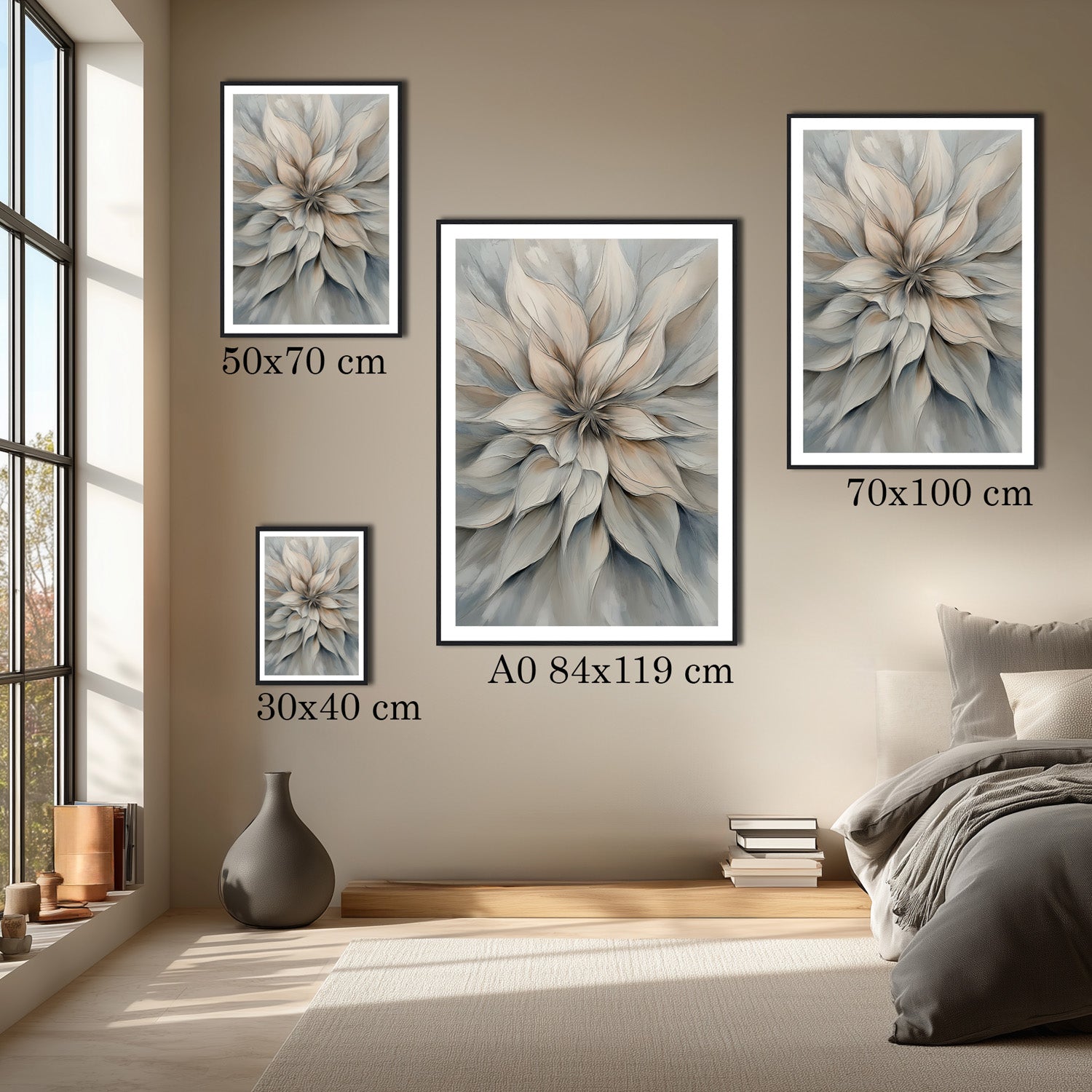 MYSTBIT ART | Ivory Blossom Art Print Wall Art
