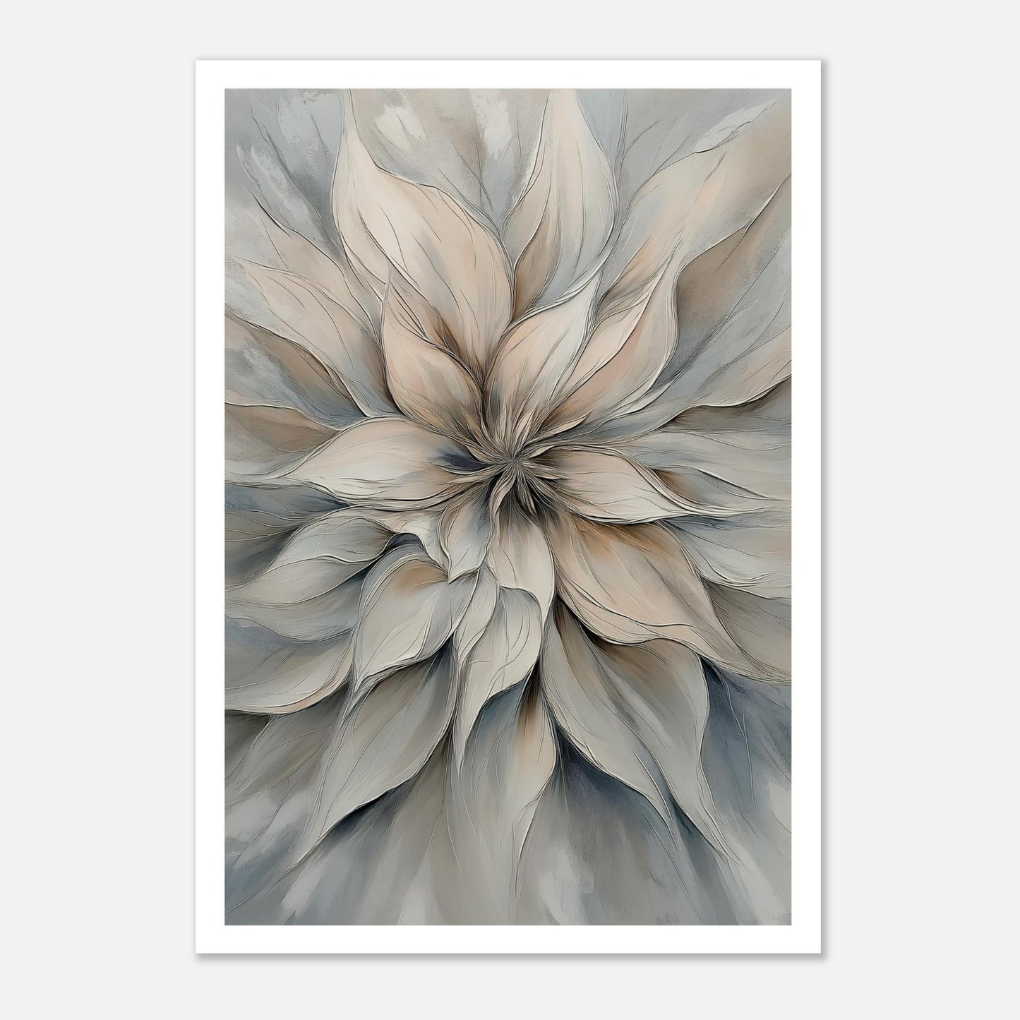 MYSTBIT ART | Ivory Blossom Art Print Wall Art