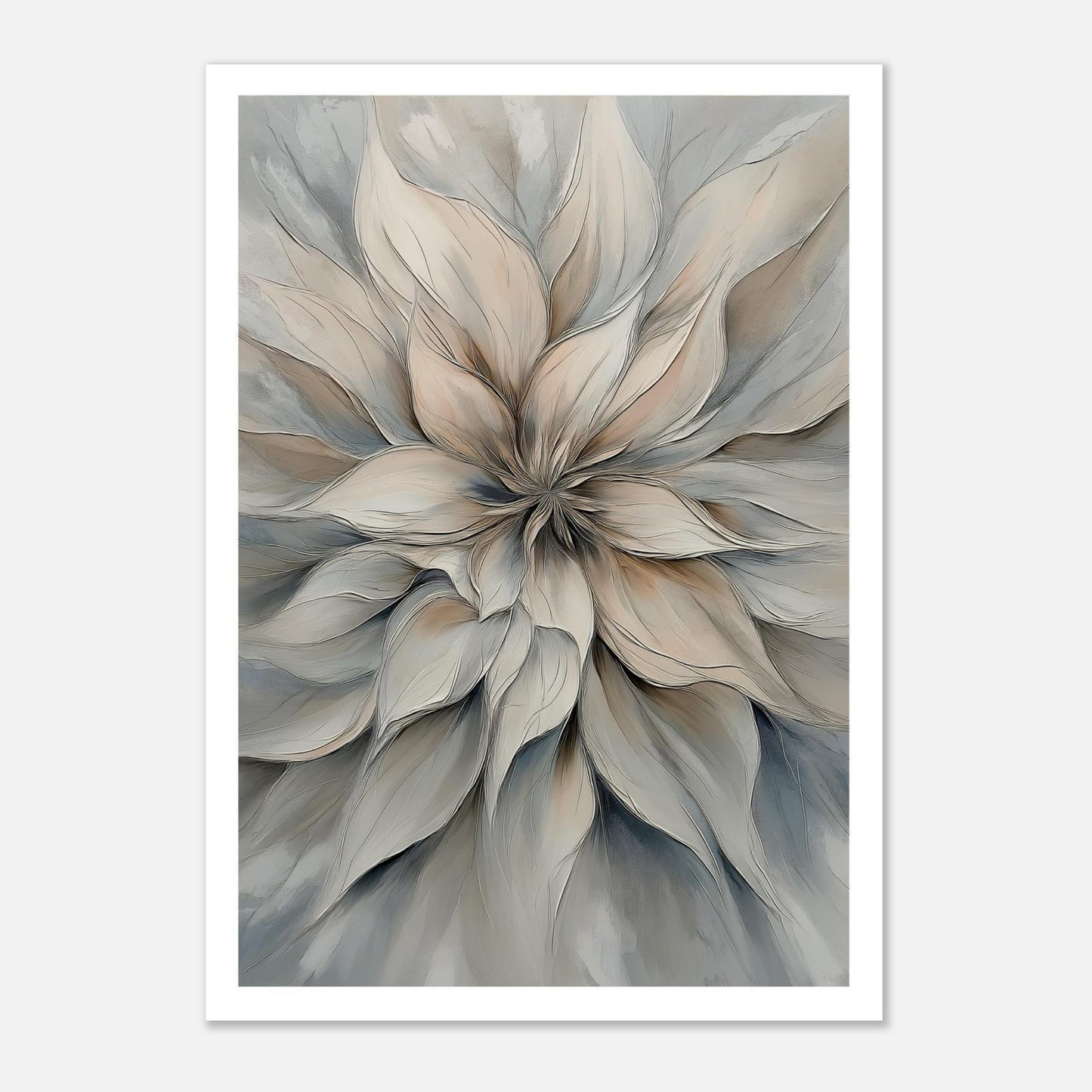 MYSTBIT ART | Ivory Blossom Art Print Wall Art