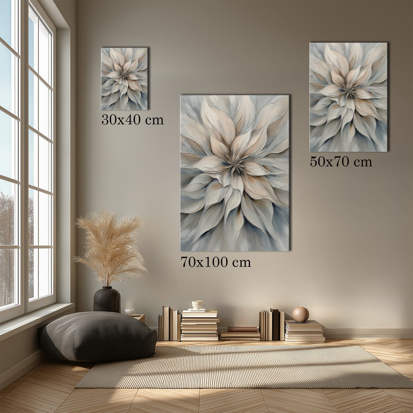 MYSTBIT ART | Ivory Blossom Canvas Print Wall Art