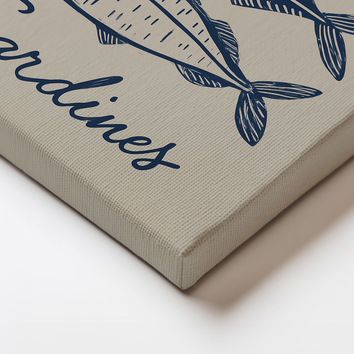 MYSTBIT ART | Lemon & Sardines Canvas Print Wall Art
