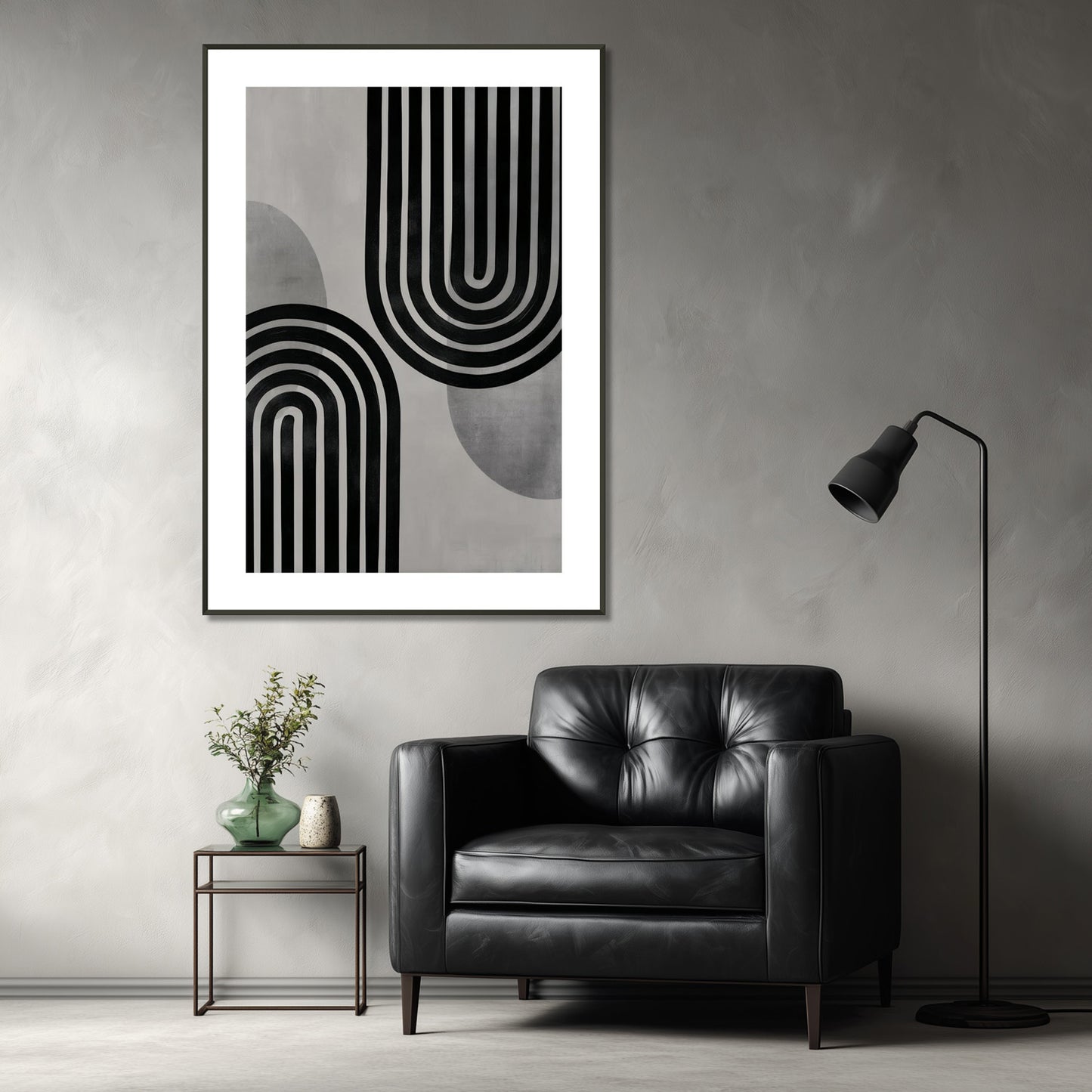 MYSTBIT ART | Linear Gravity Art Print Wall Art