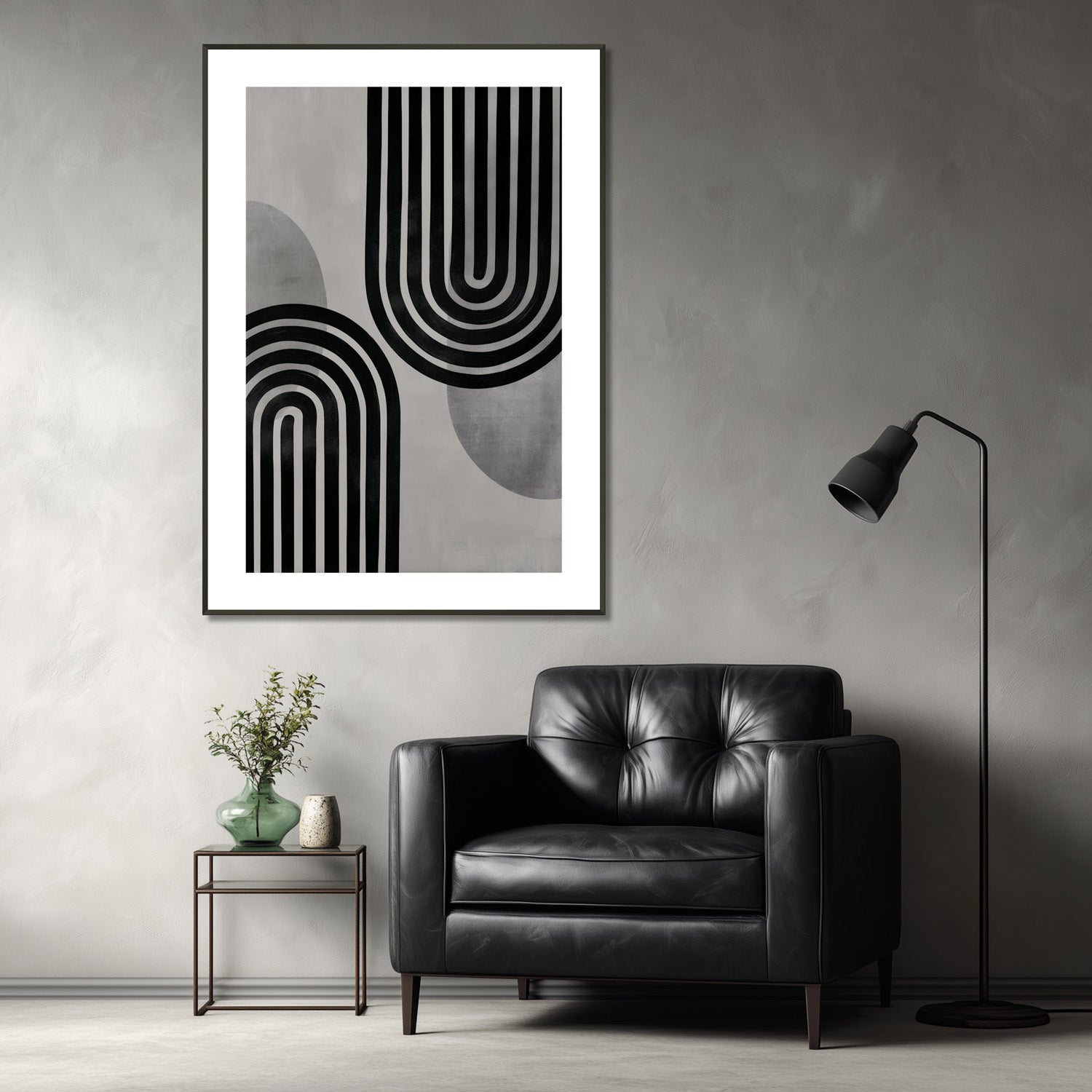 MYSTBIT ART | Linear Gravity Art Print Wall Art
