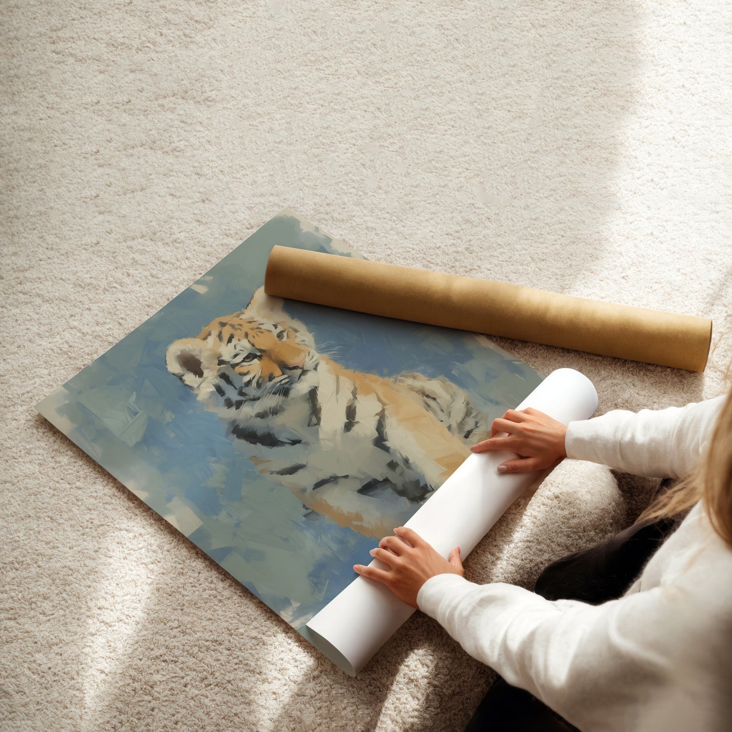 MYSTBIT ART | Little Wild Heart Art Print Wall Art