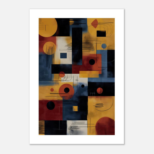 MYSTBIT ART | Midpoint Geometry Art Print Wall Art