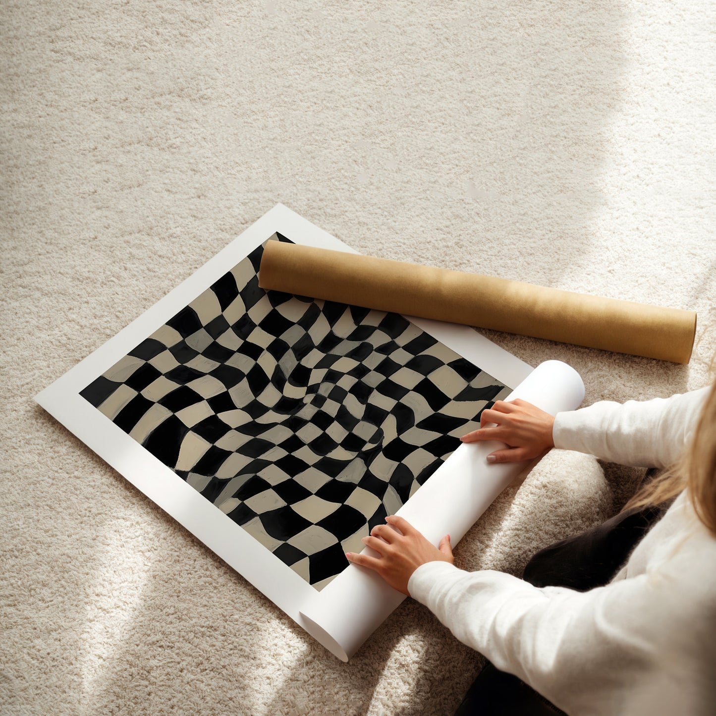 MYSTBIT ART | Mind Grid Art Print Wall Art