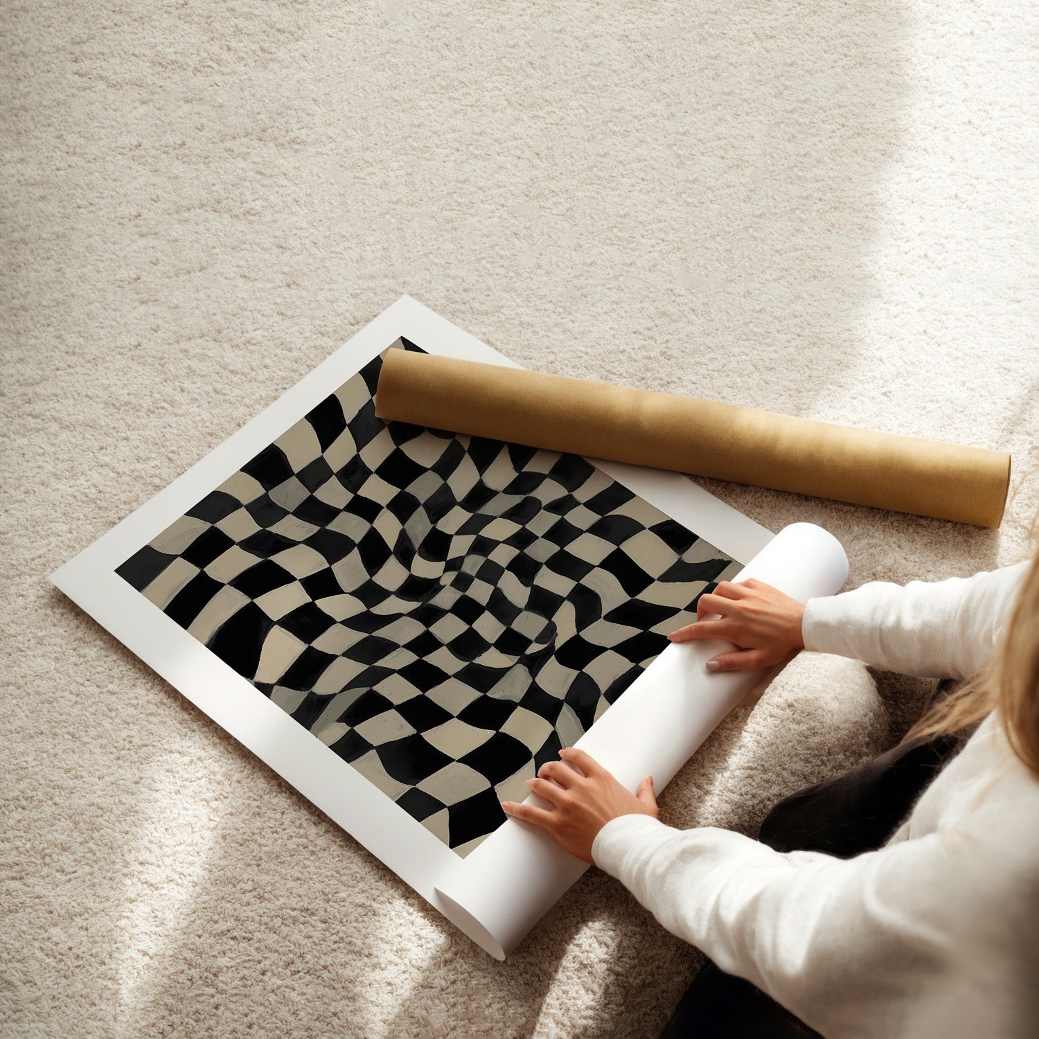 MYSTBIT ART | Mind Grid Art Print Wall Art