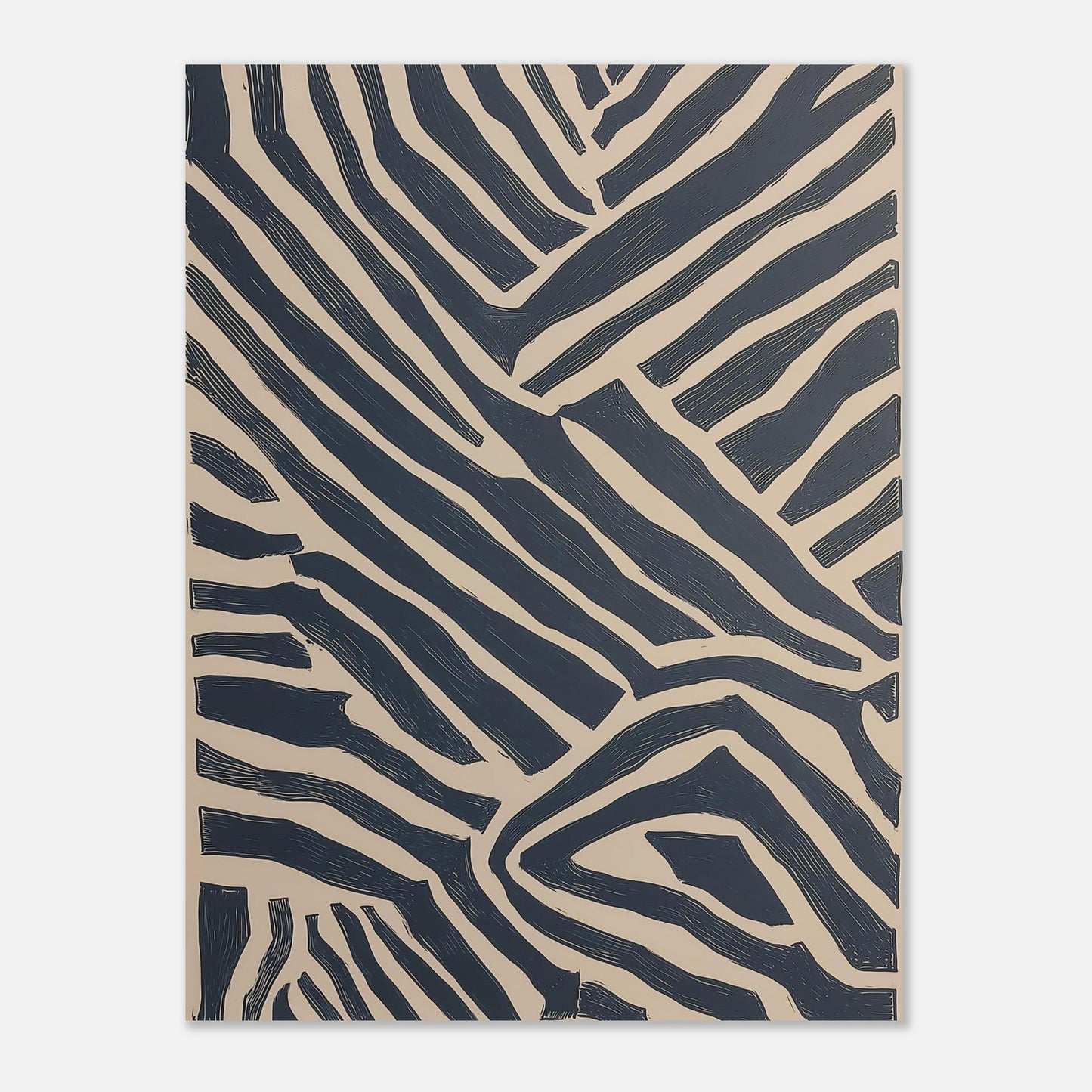 MYSTBIT ART | Monochrome Maze Art Print Wall Art