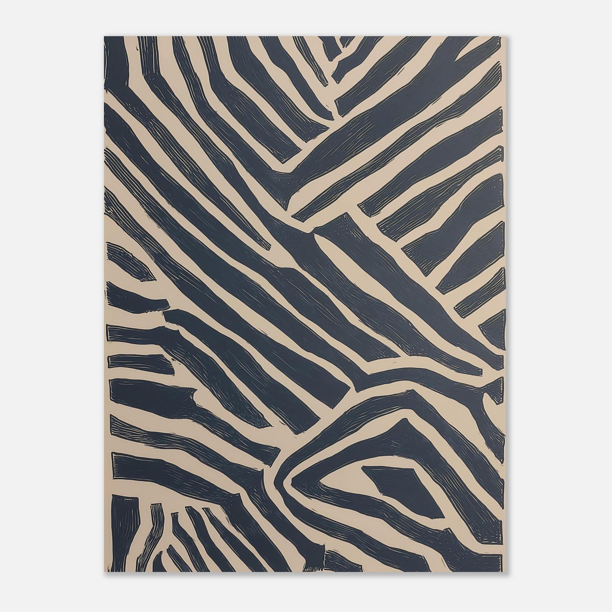 MYSTBIT ART | Monochrome Maze Art Print Wall Art
