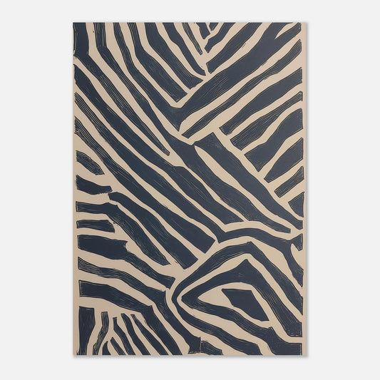 MYSTBIT ART | Monochrome Maze Art Print Wall Art