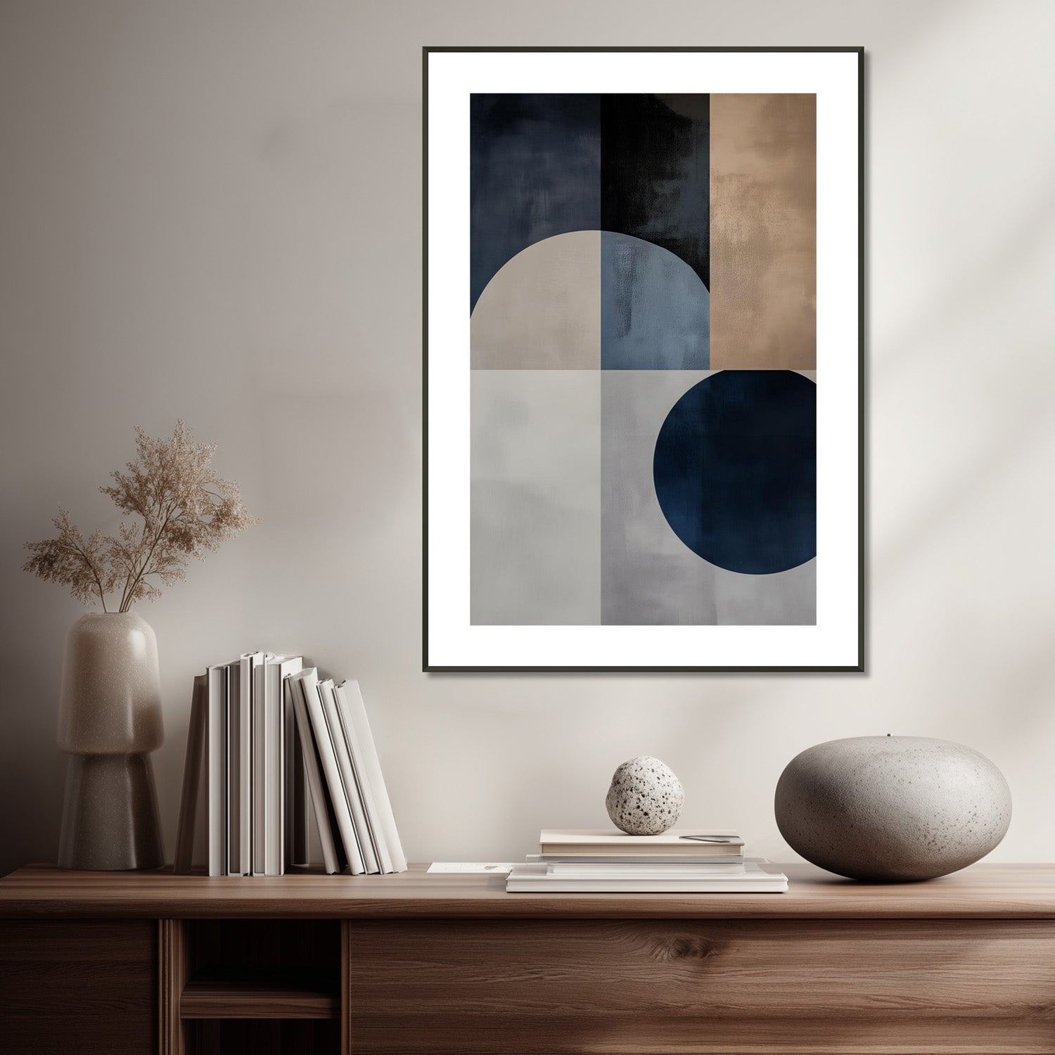 MYSTBIT ART | Moonlight and Structure Art Print Wall Art