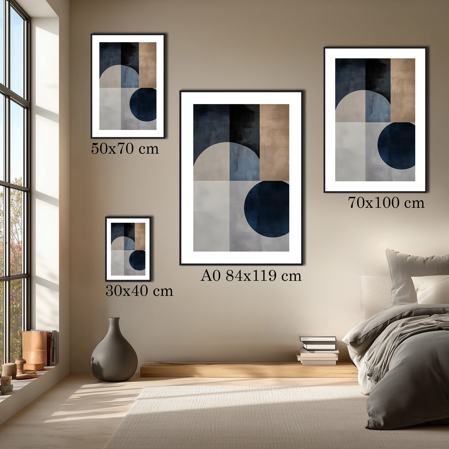 MYSTBIT ART | Moonlight and Structure Art Print Wall Art