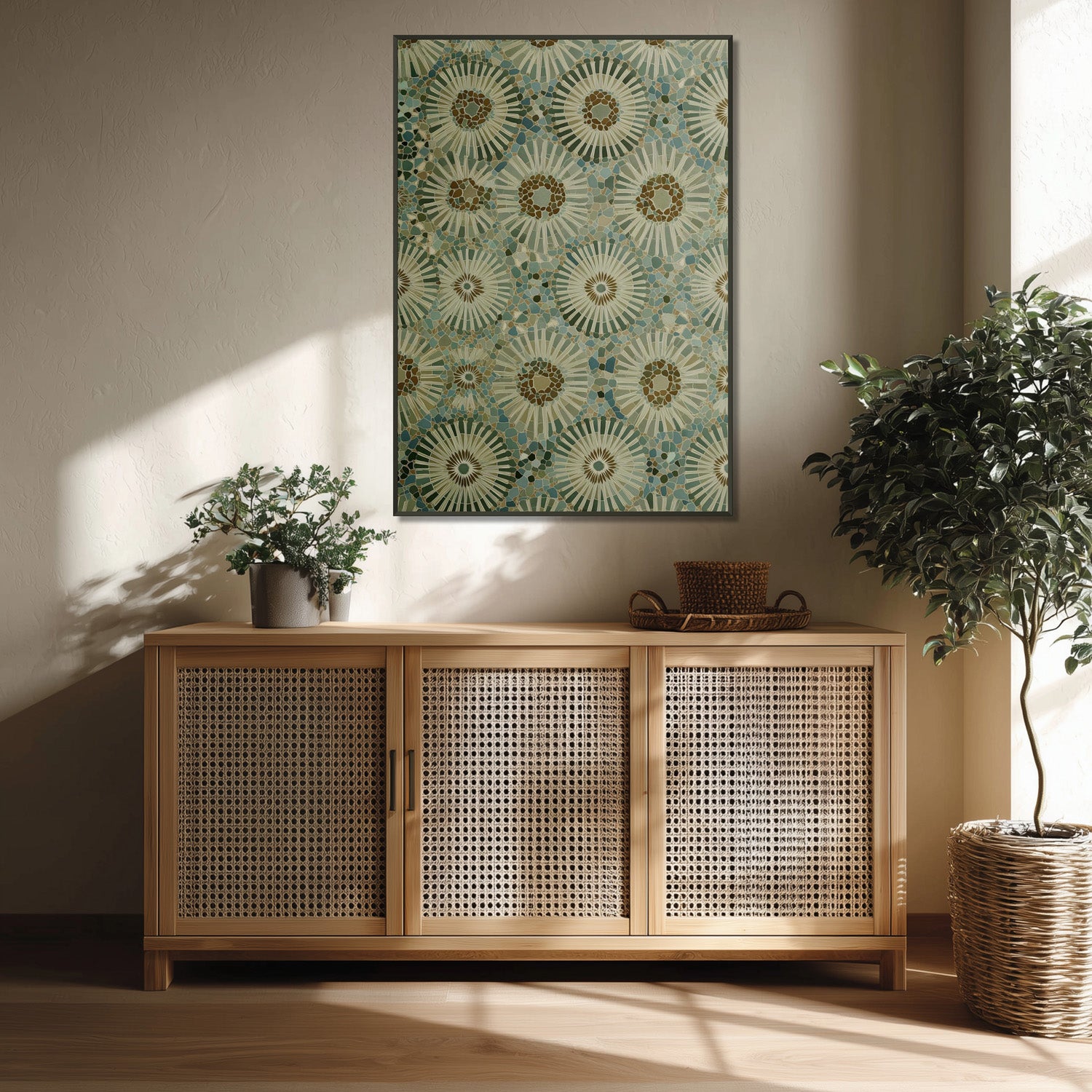 MYSTBIT ART | Mosaic Bloom Art Print Wall Art