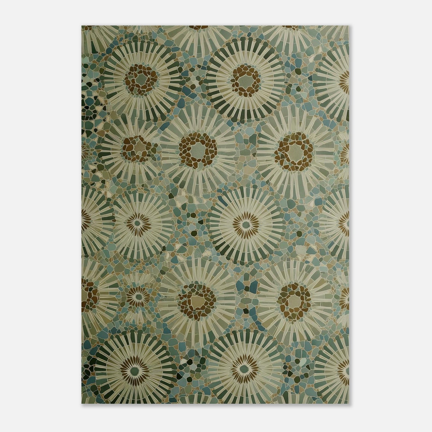 MYSTBIT ART | Mosaic Bloom Art Print Wall Art