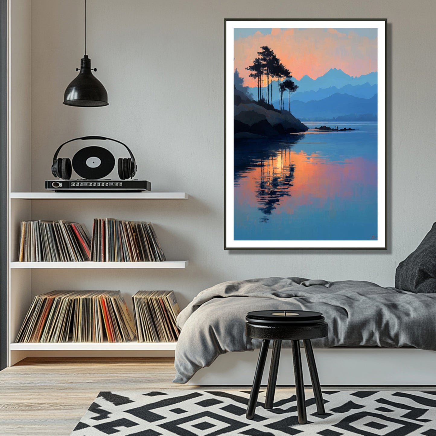 MYSTBIT ART | Mountain Veil Art Print Wall Art