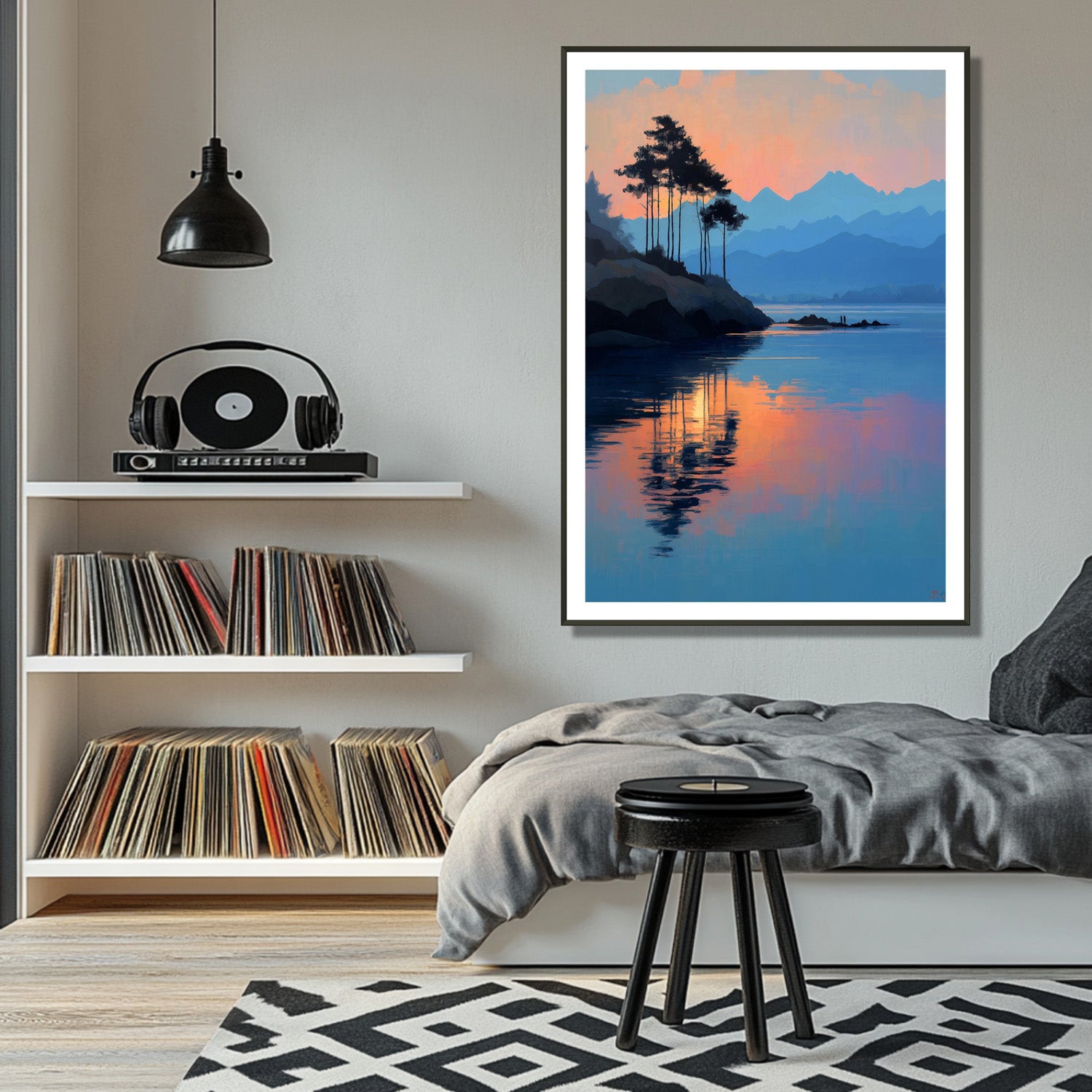 MYSTBIT ART | Mountain Veil Art Print Wall Art