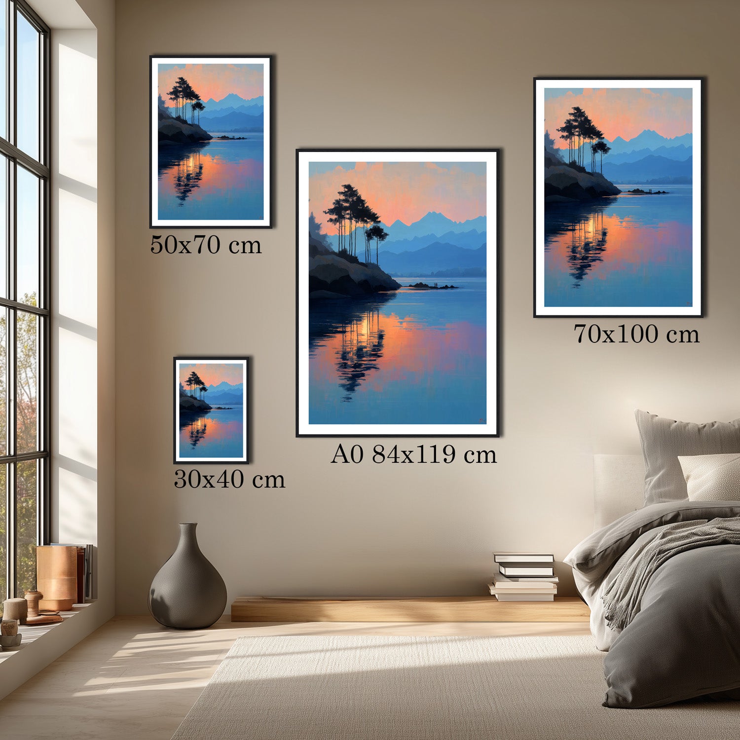 MYSTBIT ART | Mountain Veil Art Print Wall Art
