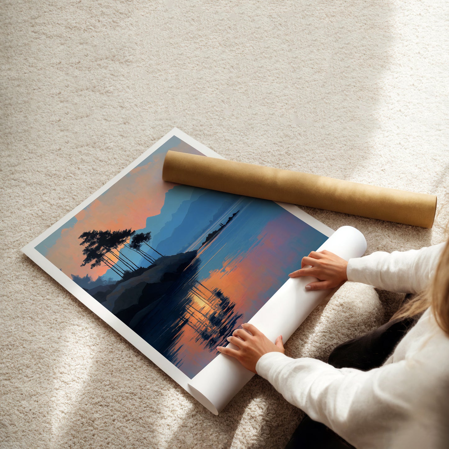 MYSTBIT ART | Mountain Veil Art Print Wall Art