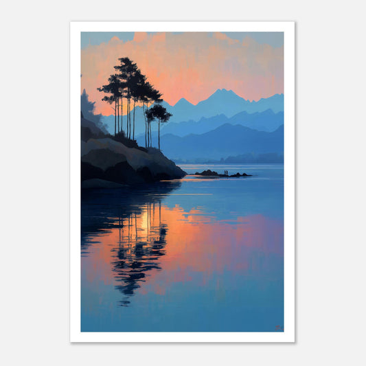 MYSTBIT ART | Mountain Veil Art Print Wall Art