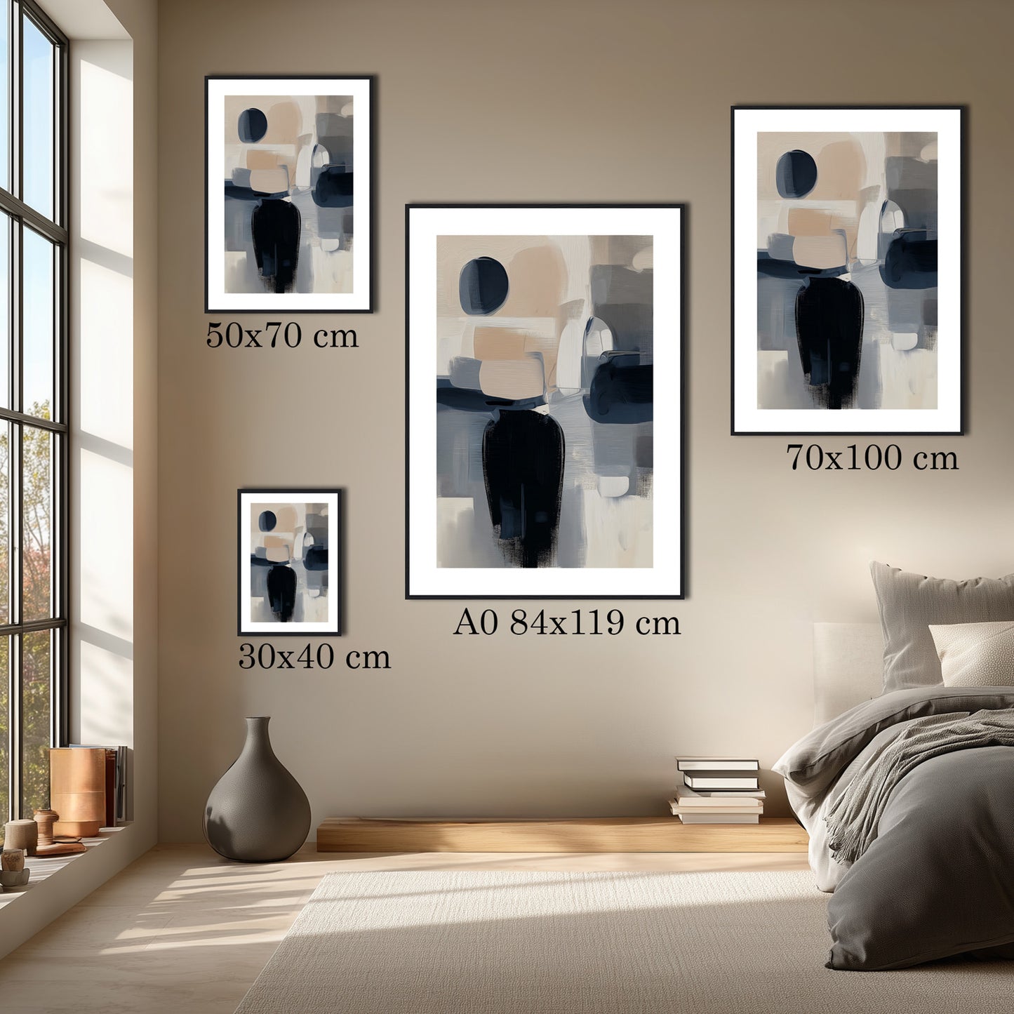 MYSTBIT ART | Neutral Balance Art Print Wall Art