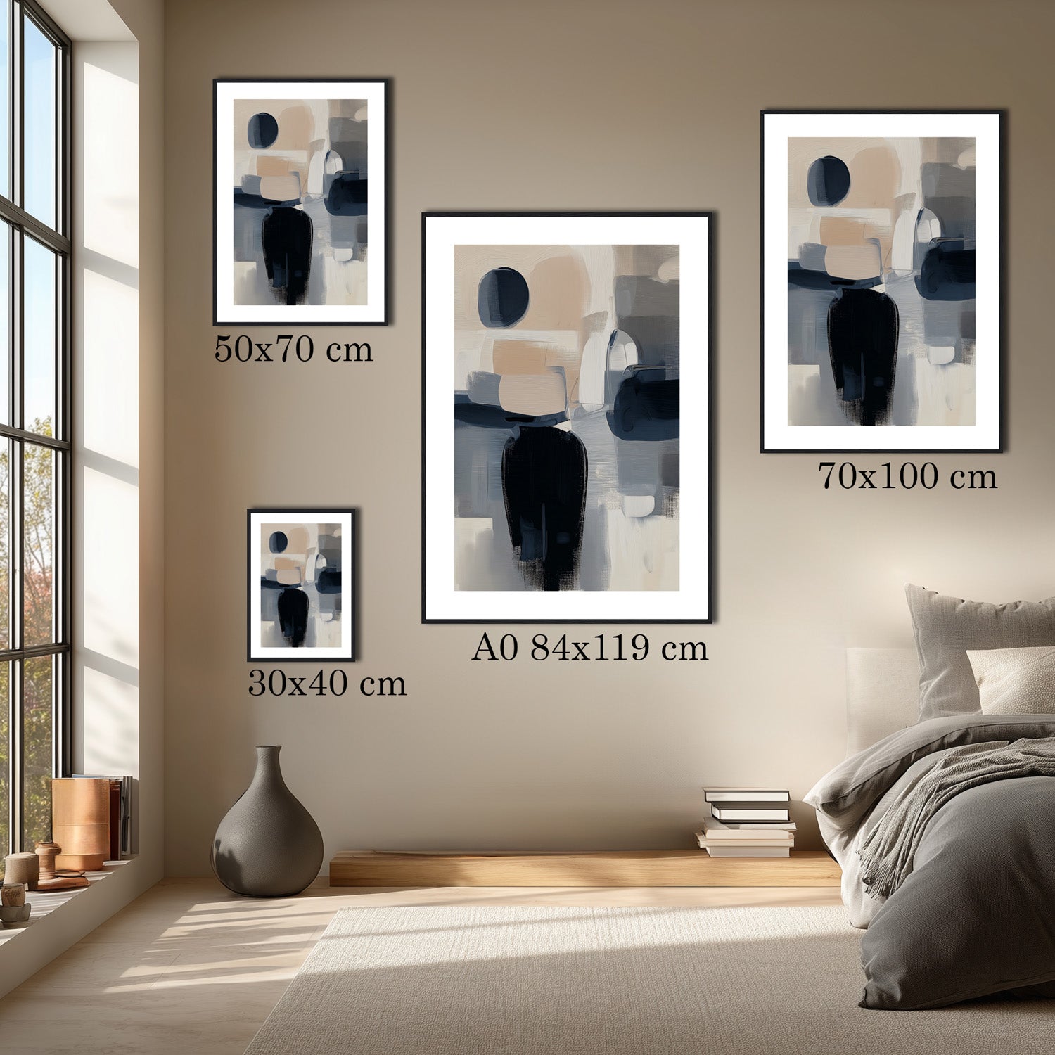 MYSTBIT ART | Neutral Balance Art Print Wall Art
