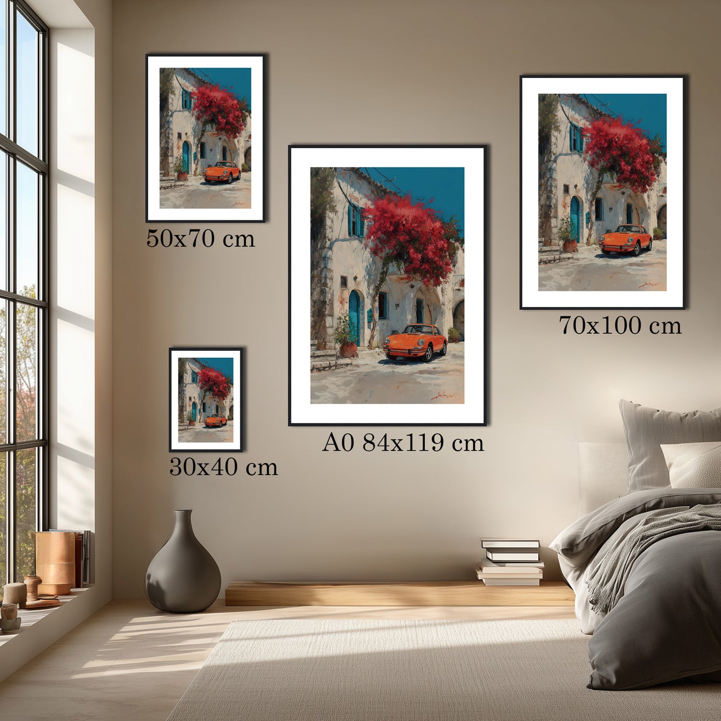 MYSTBIT ART | Orange Mirage Art Print Wall Art