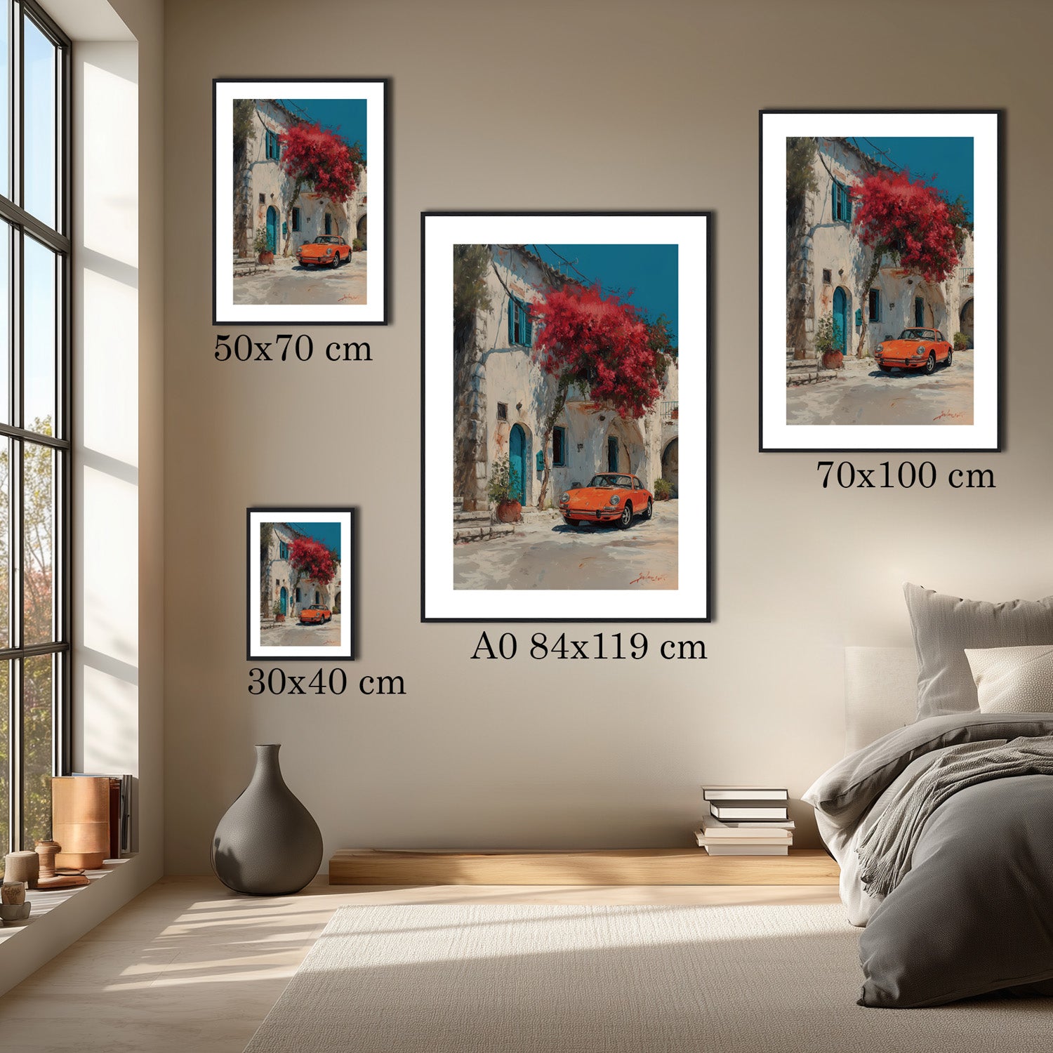 MYSTBIT ART | Orange Mirage Art Print Wall Art