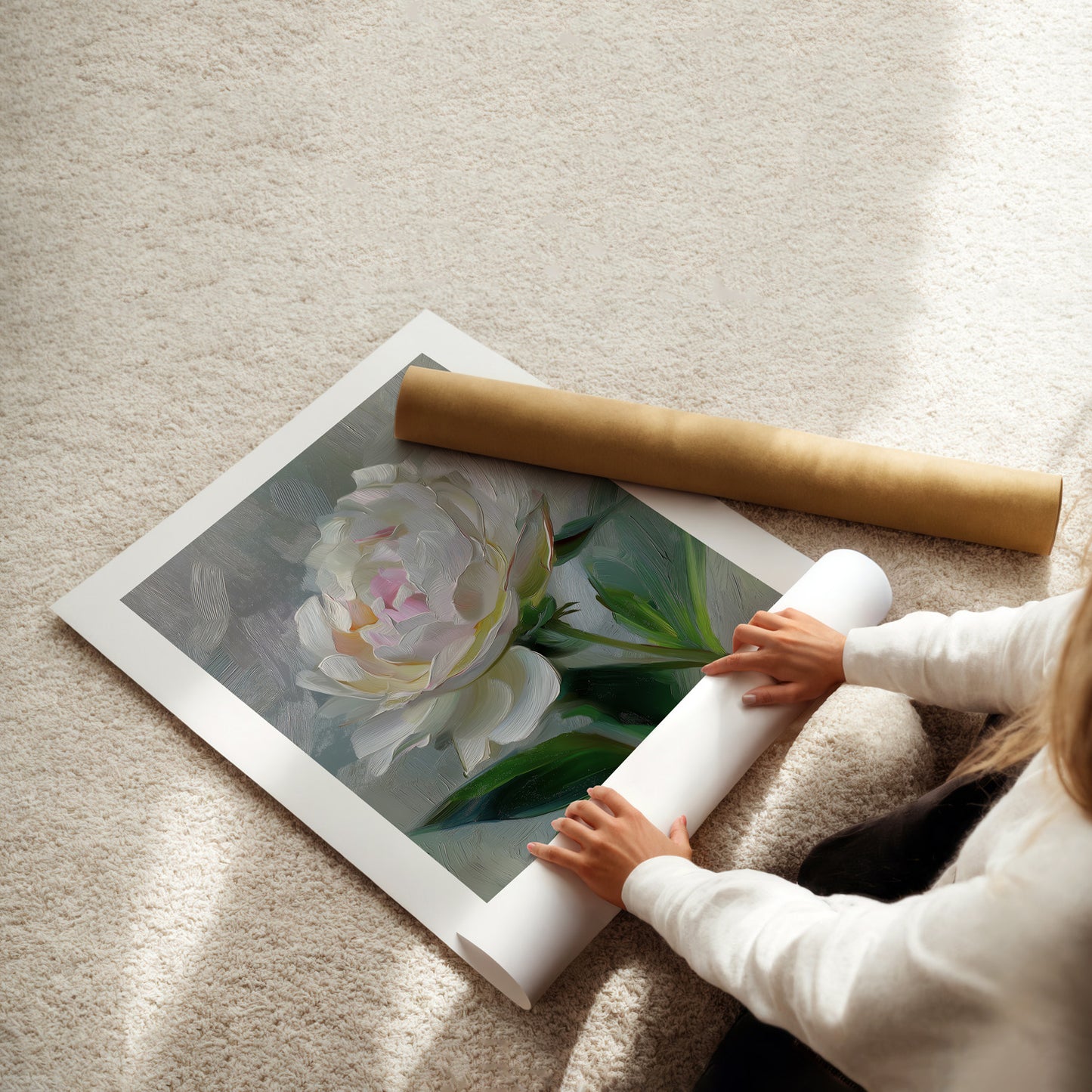 MYSTBIT ART | Painted Petals No1 Art Print Wall Art